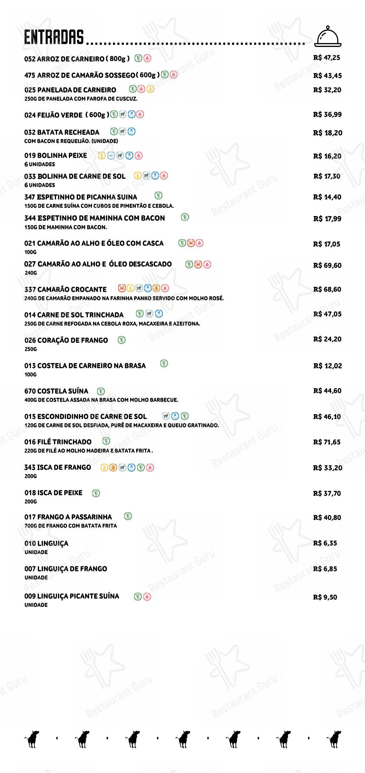 Ночное меню para Picanha do Jonas Aldeota churrascaria