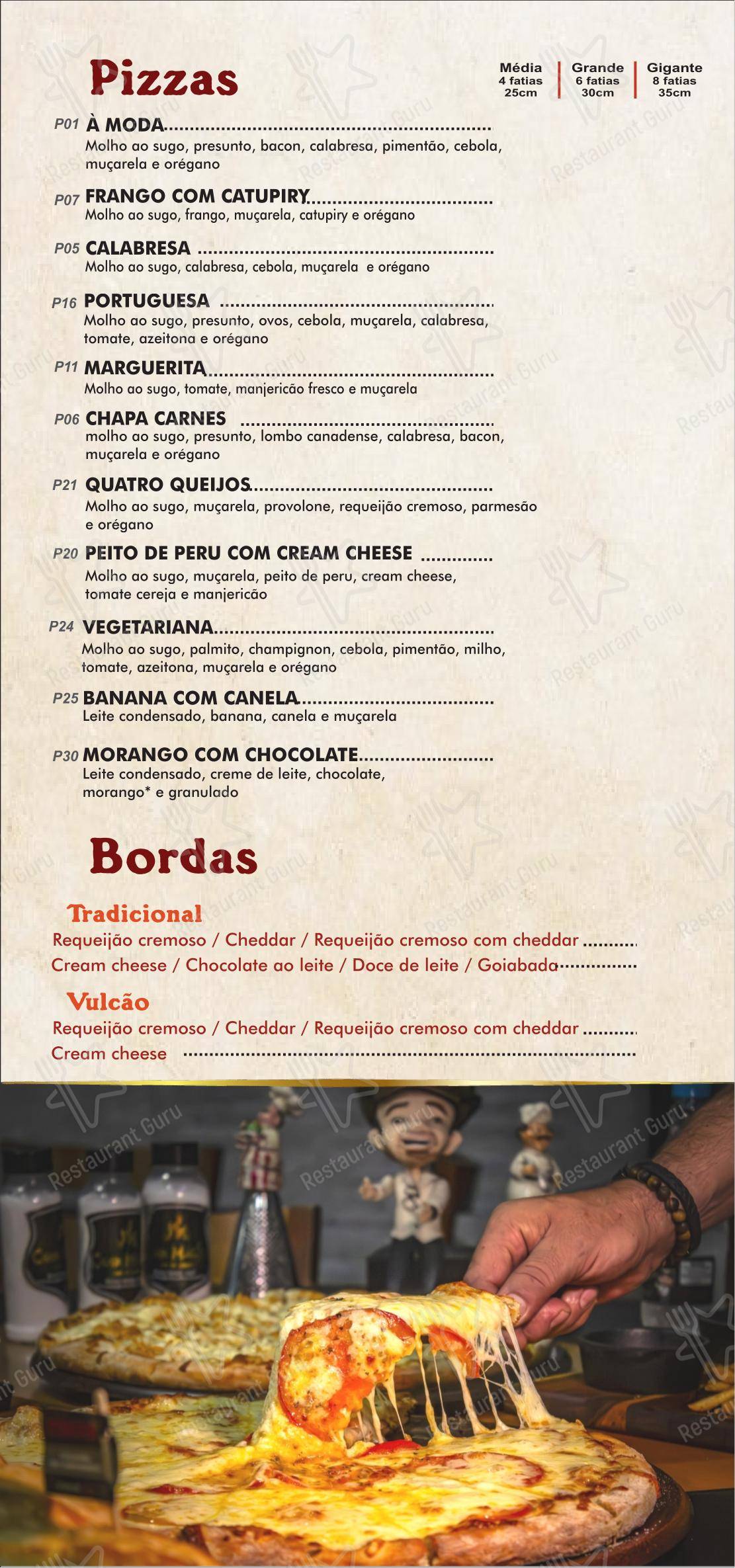 Menu para Chapa Mágica O Ponto Da Picanha em Belo Horizonte