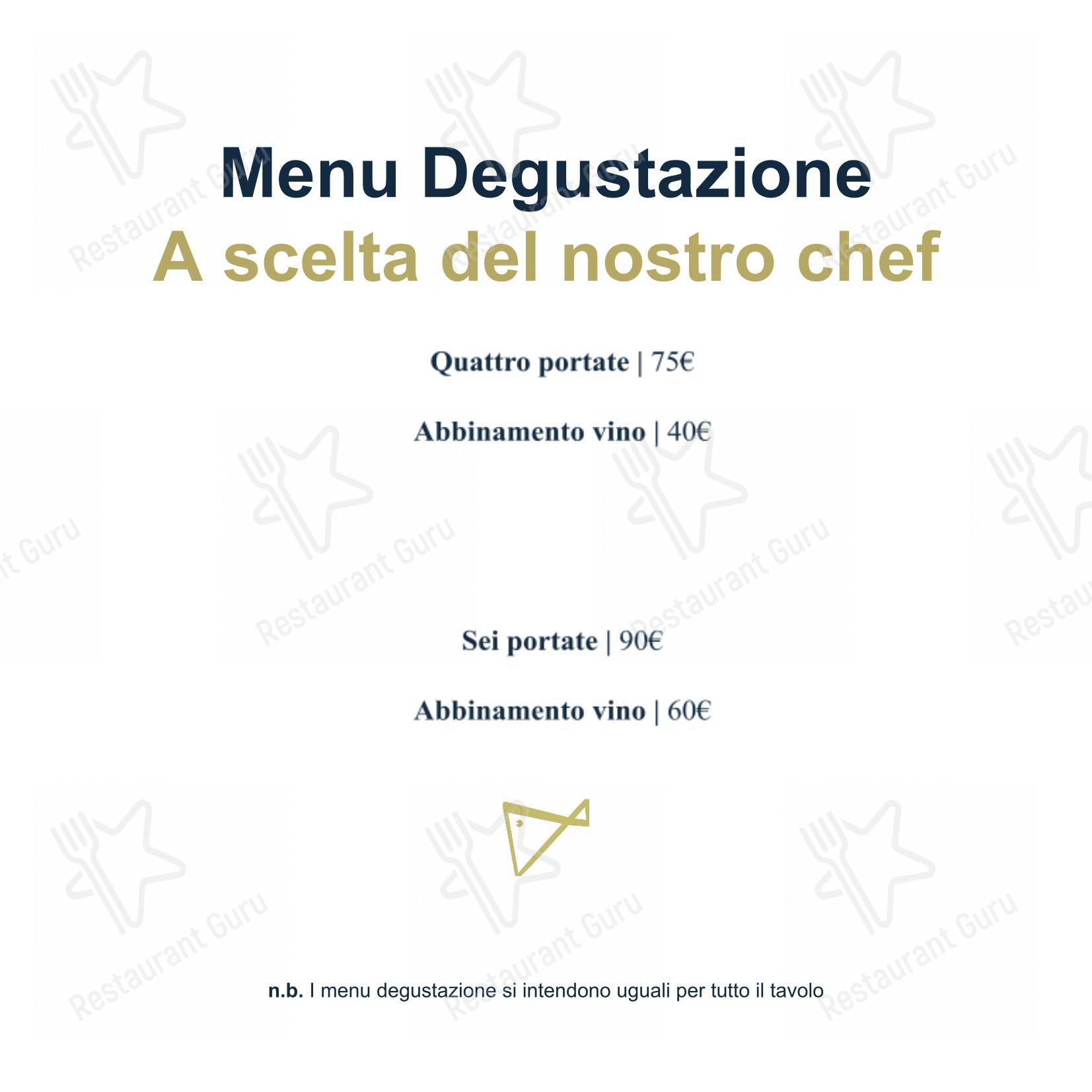 Menu per Ristorante Livello1 in Roma