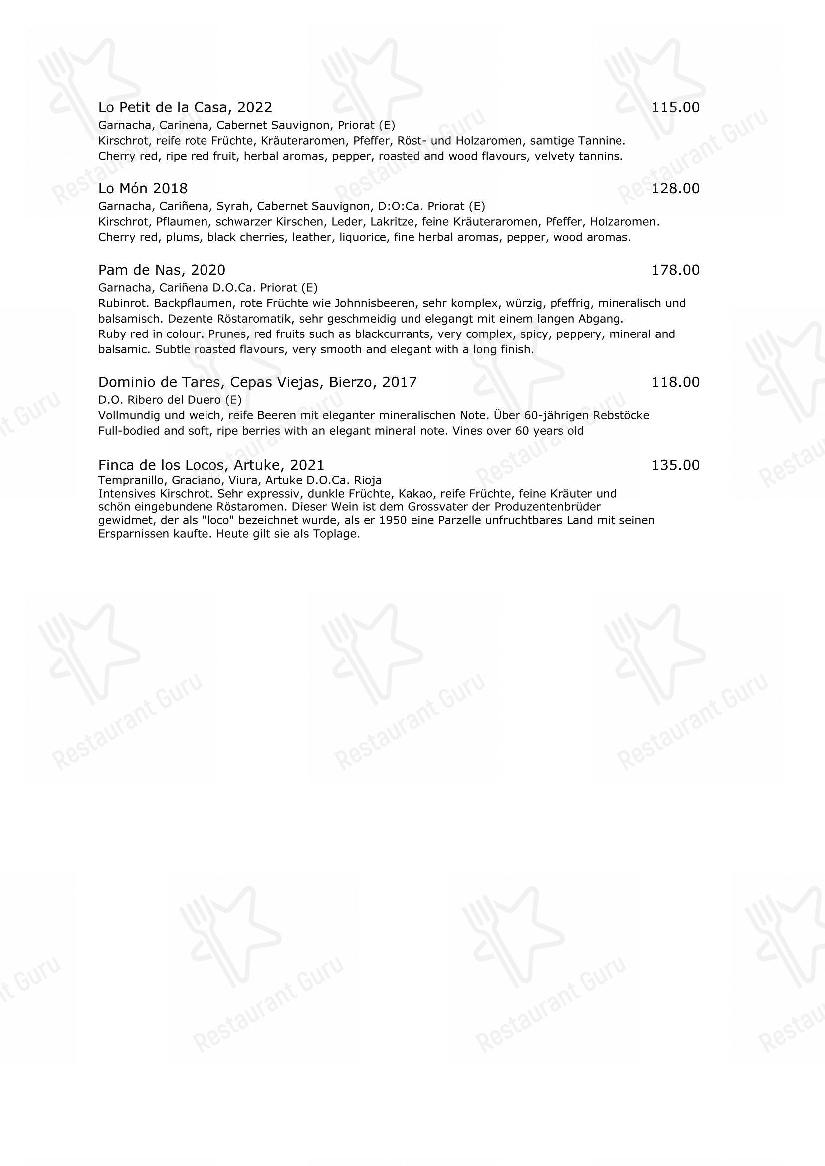 Menu per Torstübli in Basilea