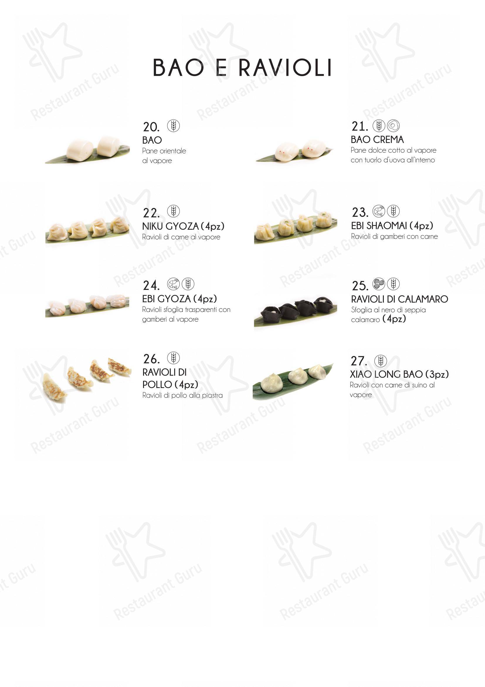 Menu bar per Yama Sushi Experience ristorante