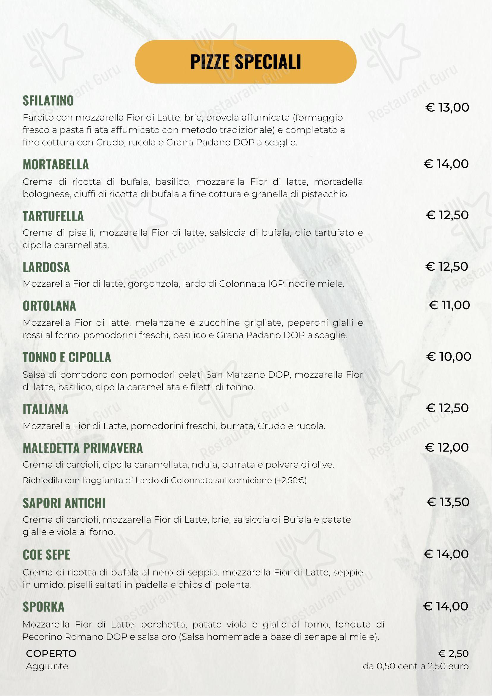 Antichi Sapori Dolo in Dolo - Menu