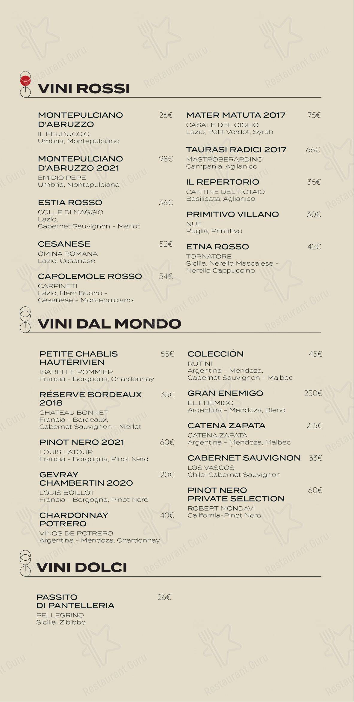 Основное меню per Don's - Meats & Spirits in Roma