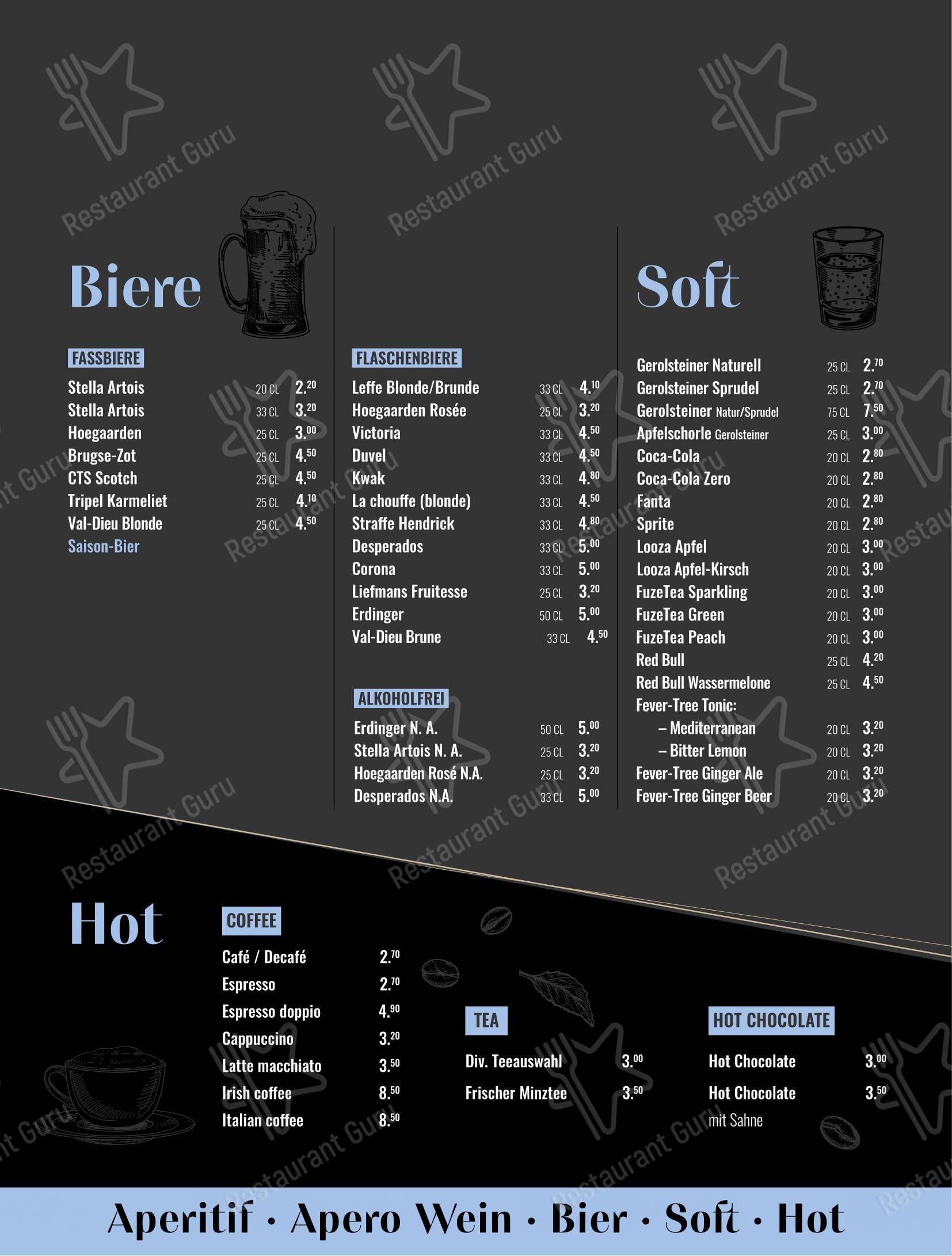Menu pour Esscobar by Tom - 菜单