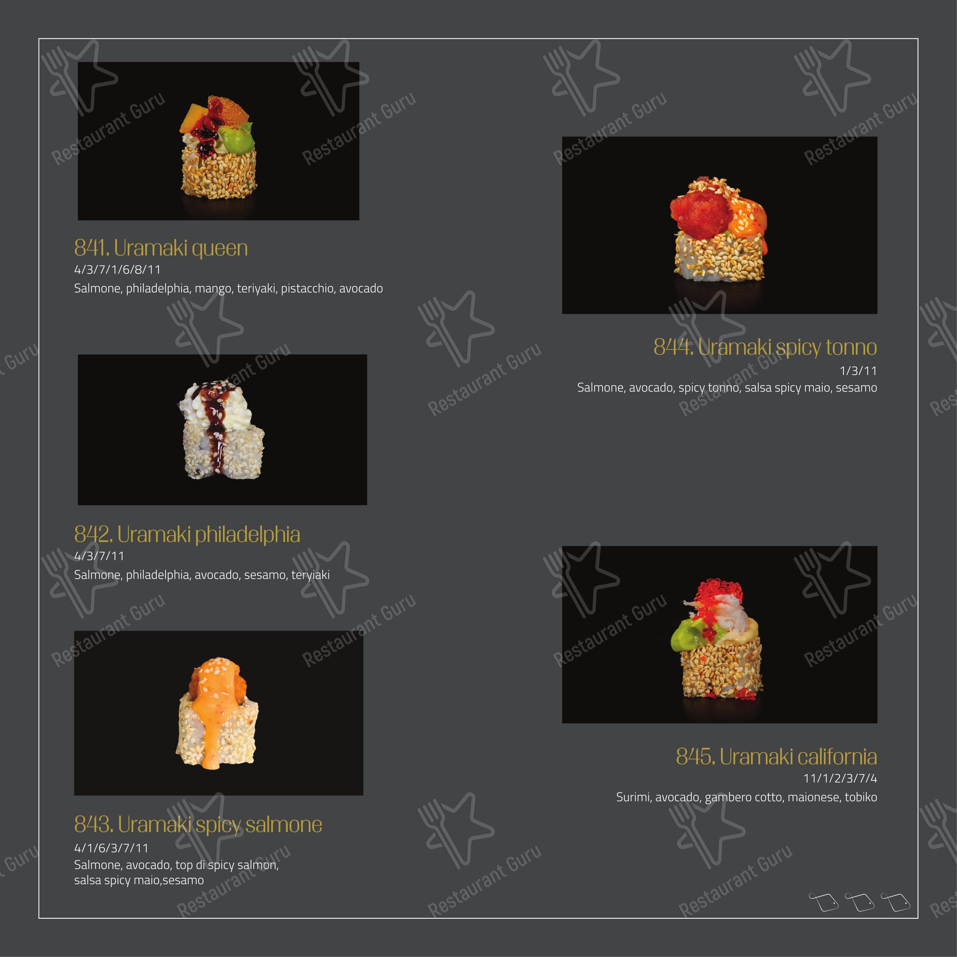 Menu di Feel Sushi - 菜单