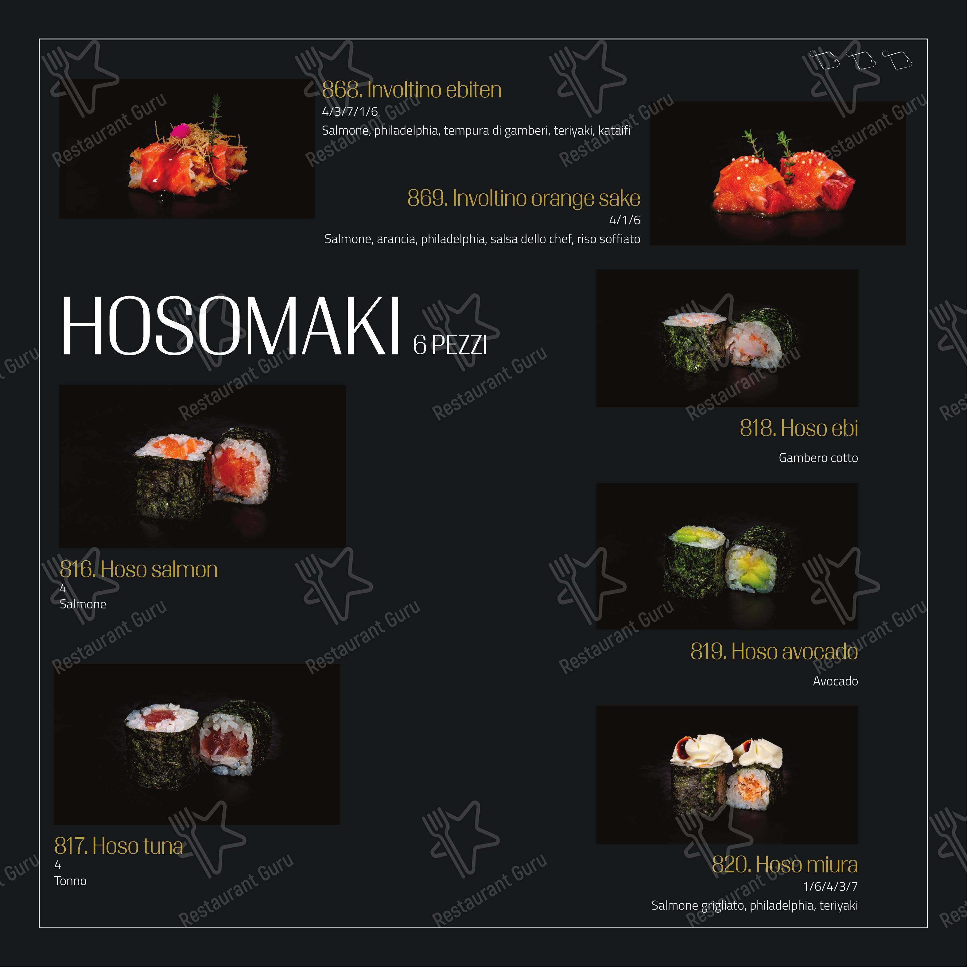Feel Sushi in Imola - Menu