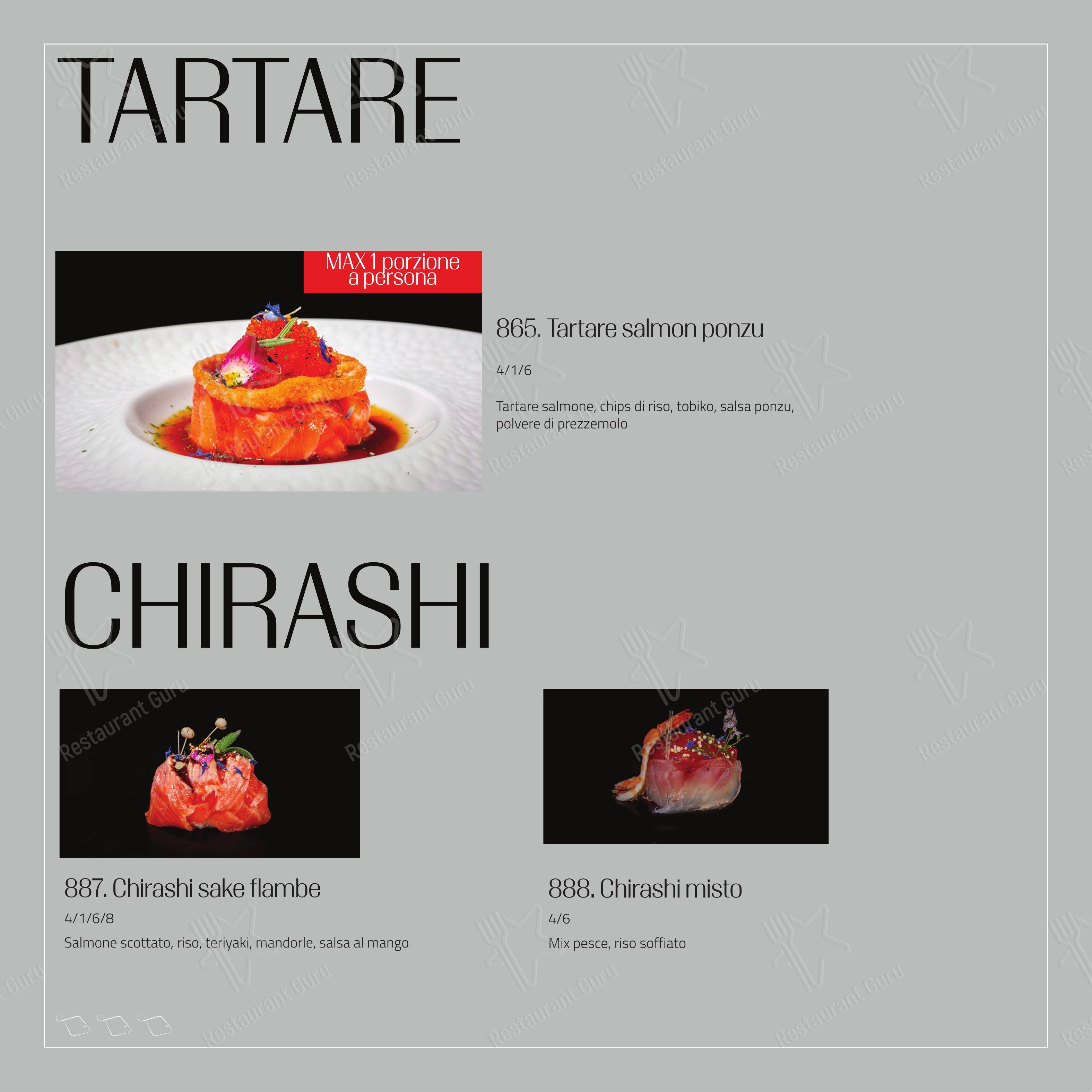 Menu di Feel Sushi - Menu bar