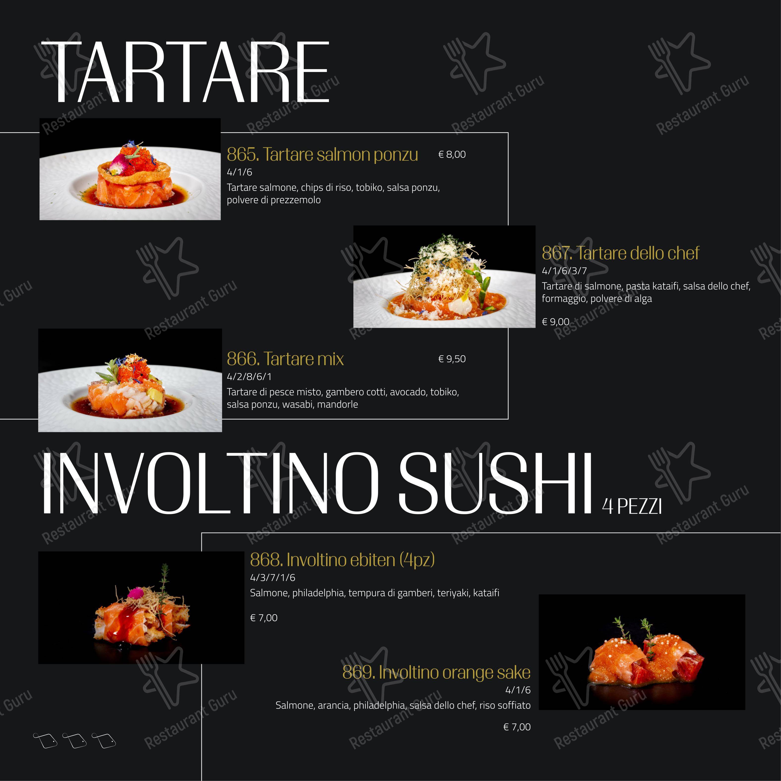 Основное меню per Feel Sushi in Imola