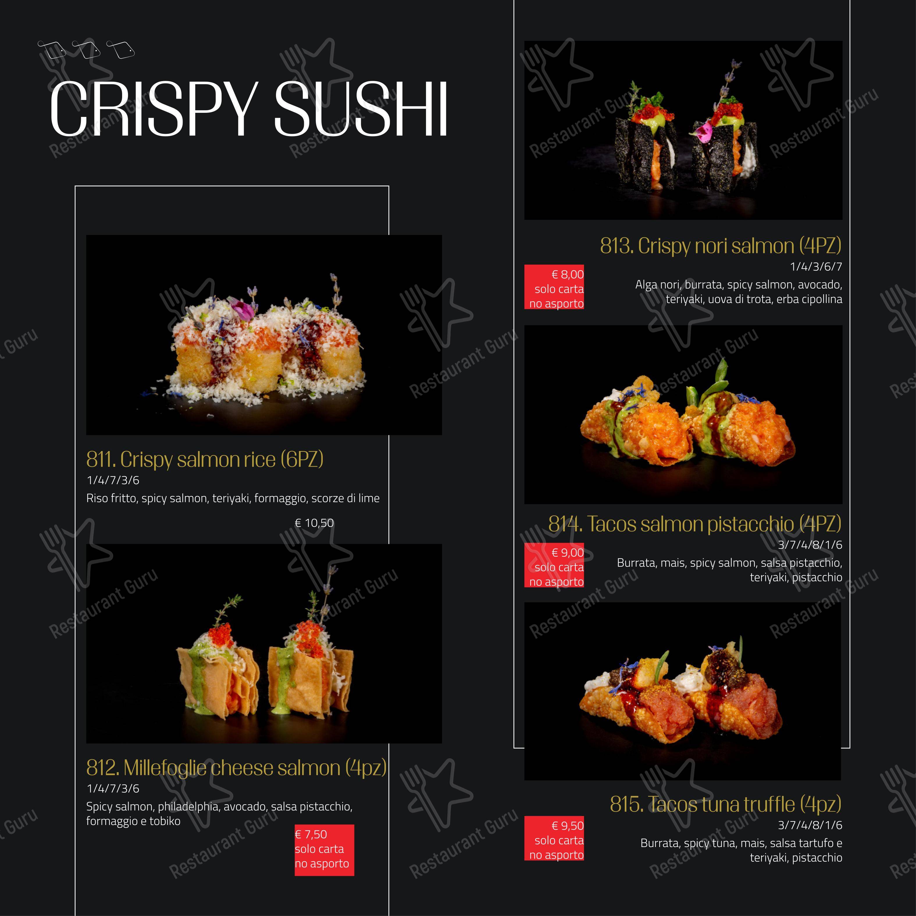 Основное меню per Feel Sushi ristorante