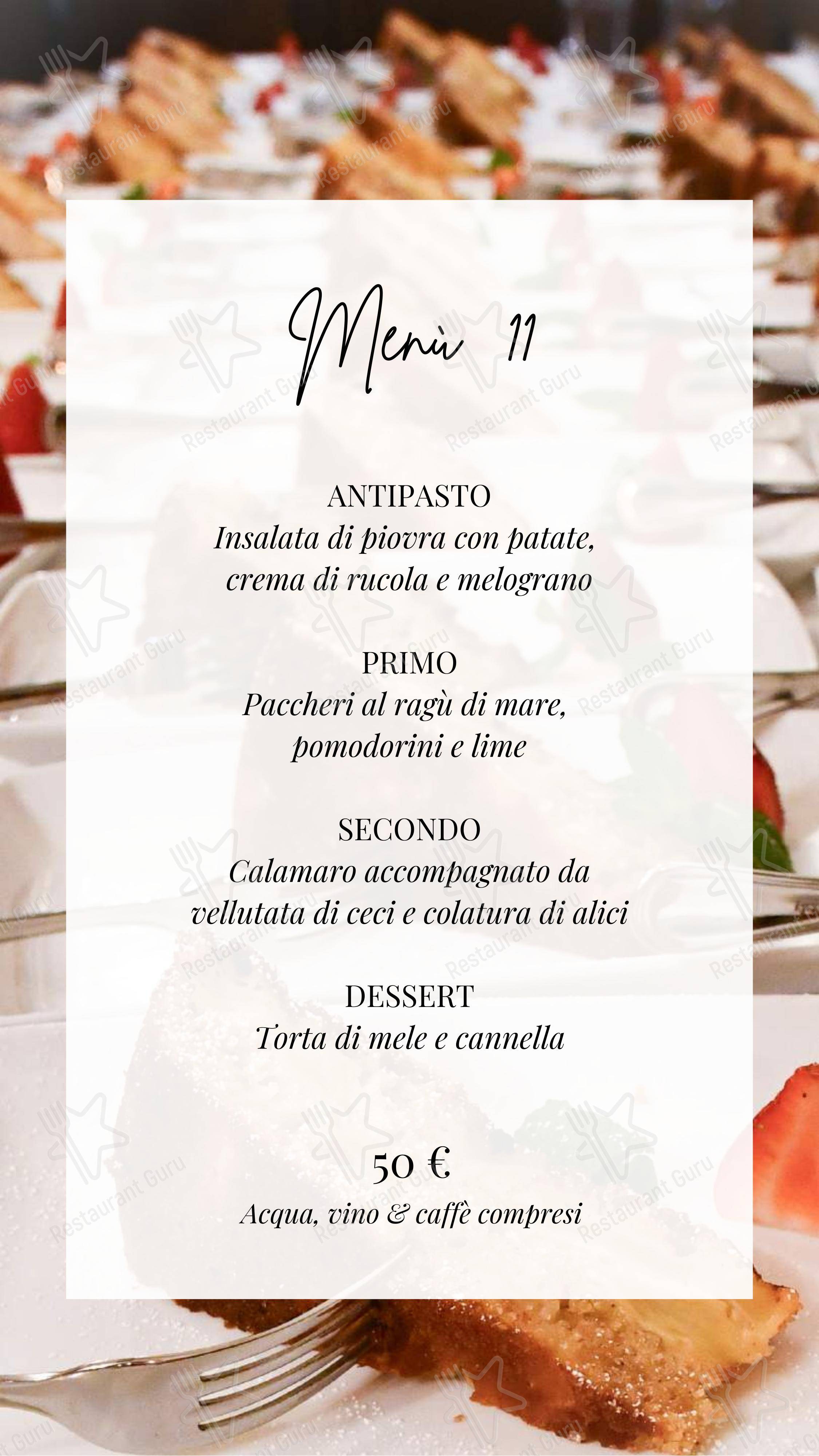 Menu di Ristorante Enoteca Frigerio - 菜单