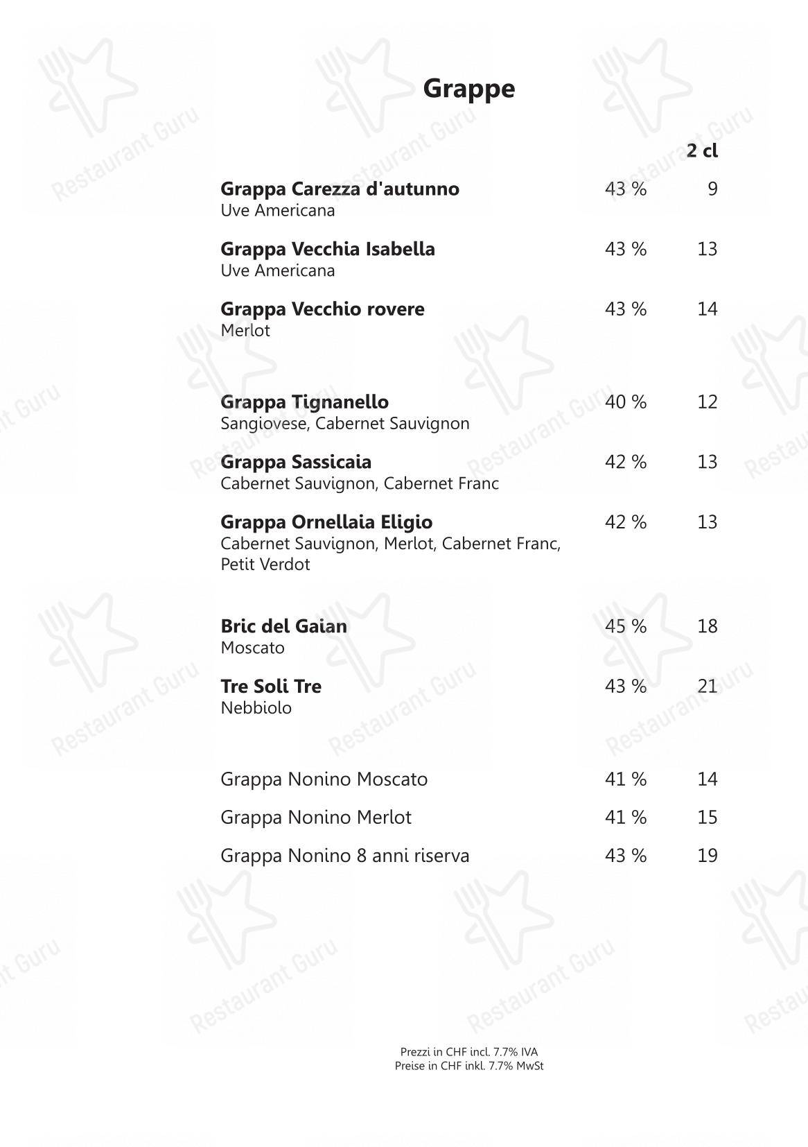 Крафт меню per Klingler's Ristorante Ascona in Ascona