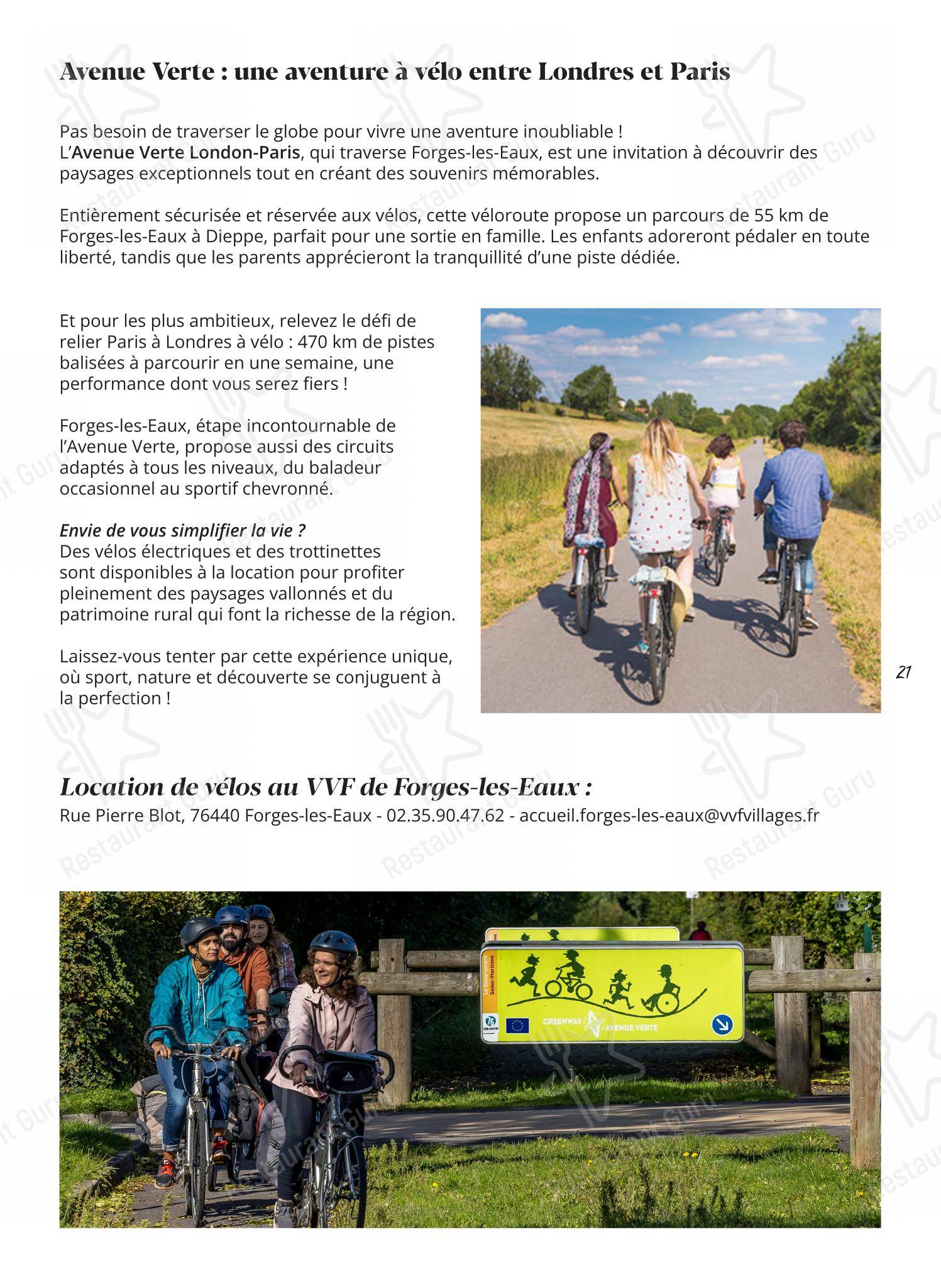 L'Audace dans Le Thil-Riberpré - Menu