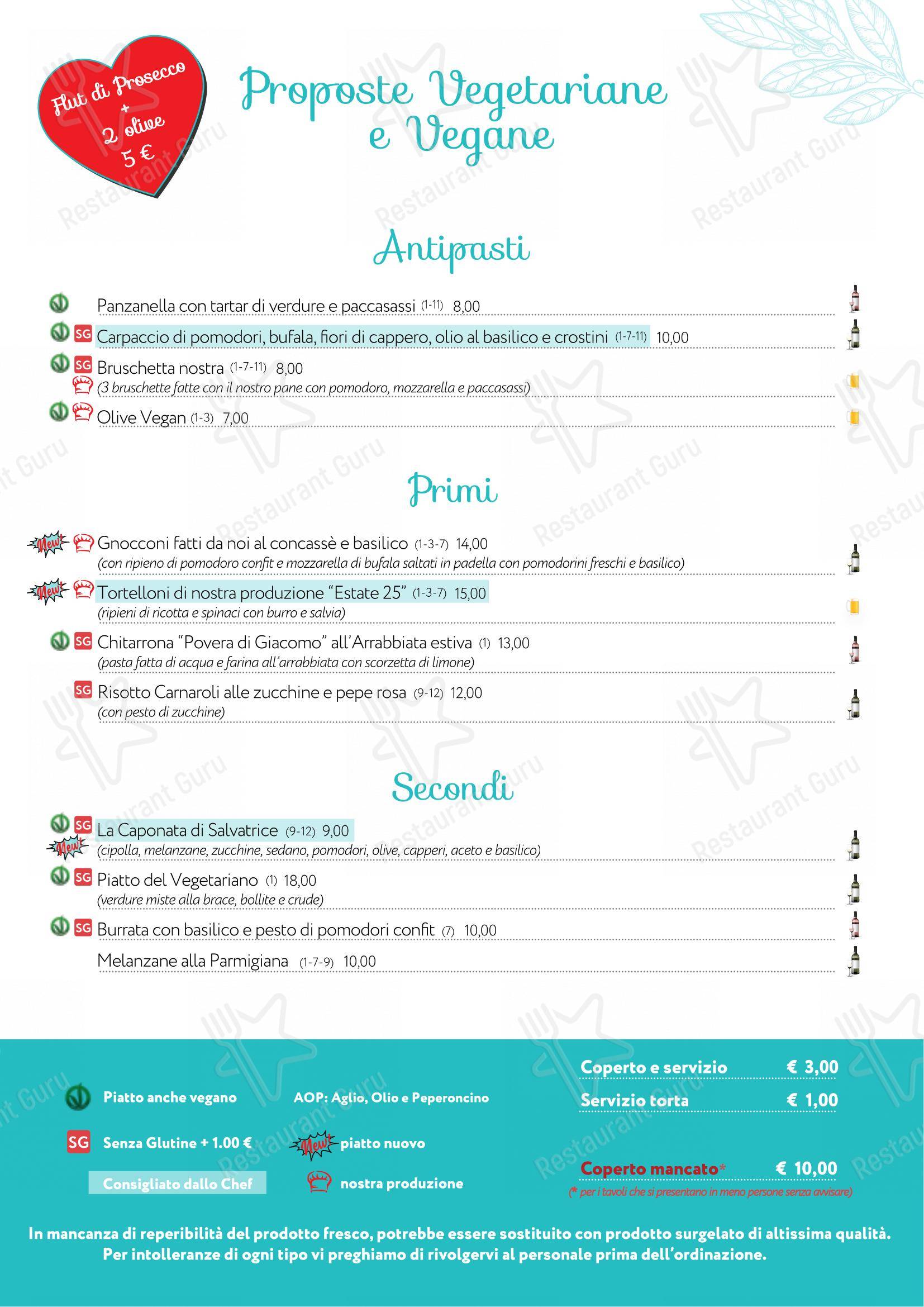 La Botte Ristorante & Pizzeria in Ancona - Menu