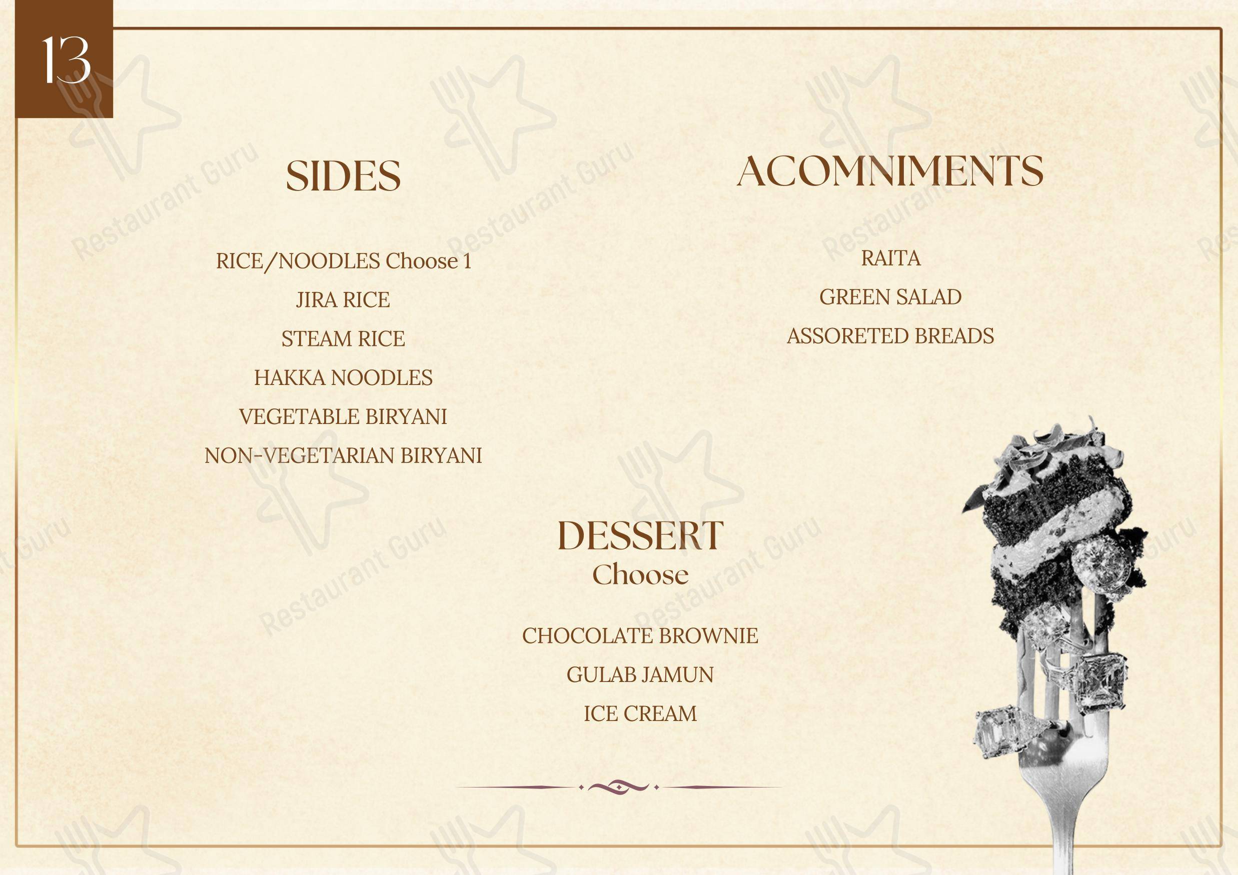 Oh Honey By Skyhouse - Menu