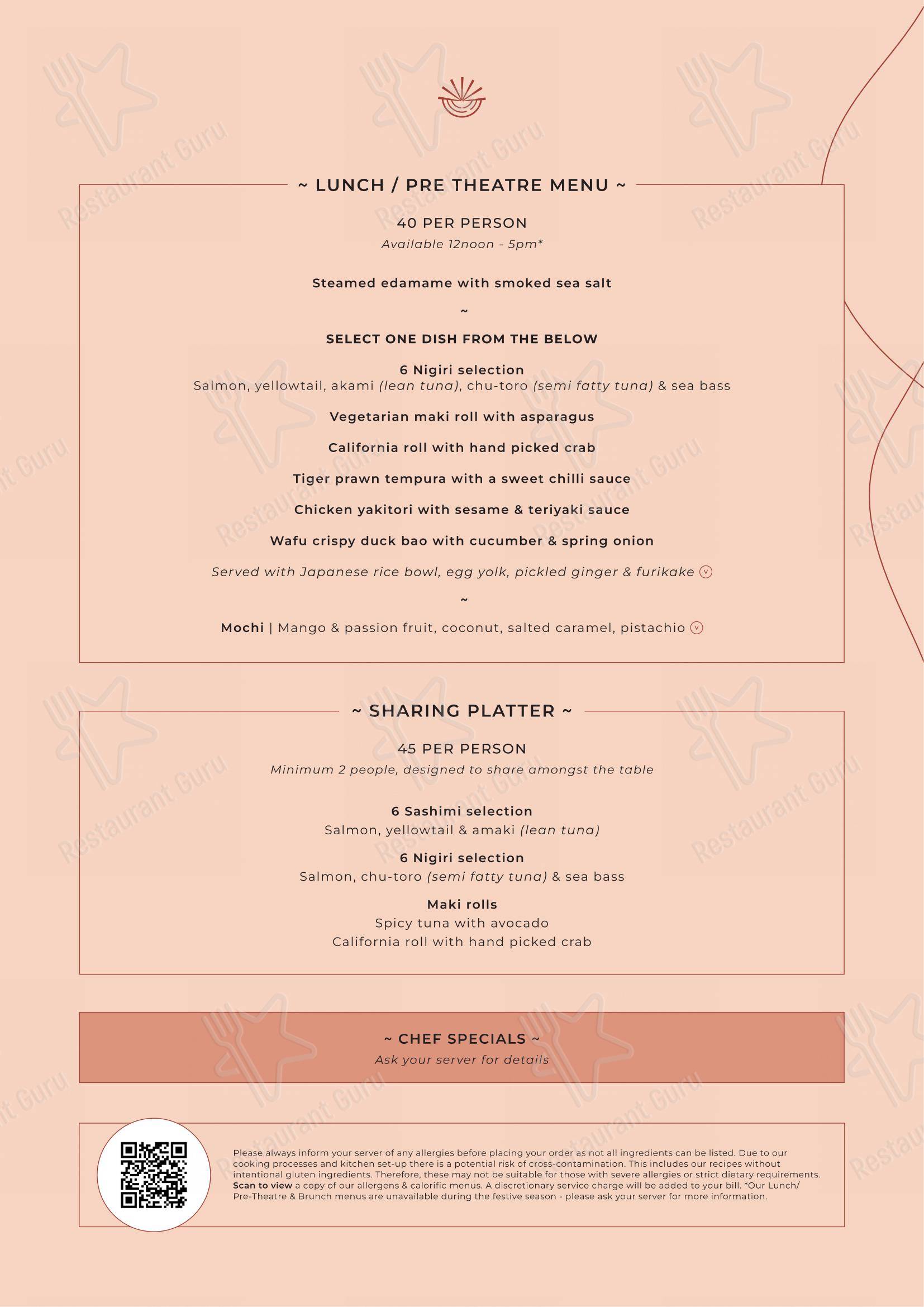 Menu di Radio Rooftop Bar - 菜单