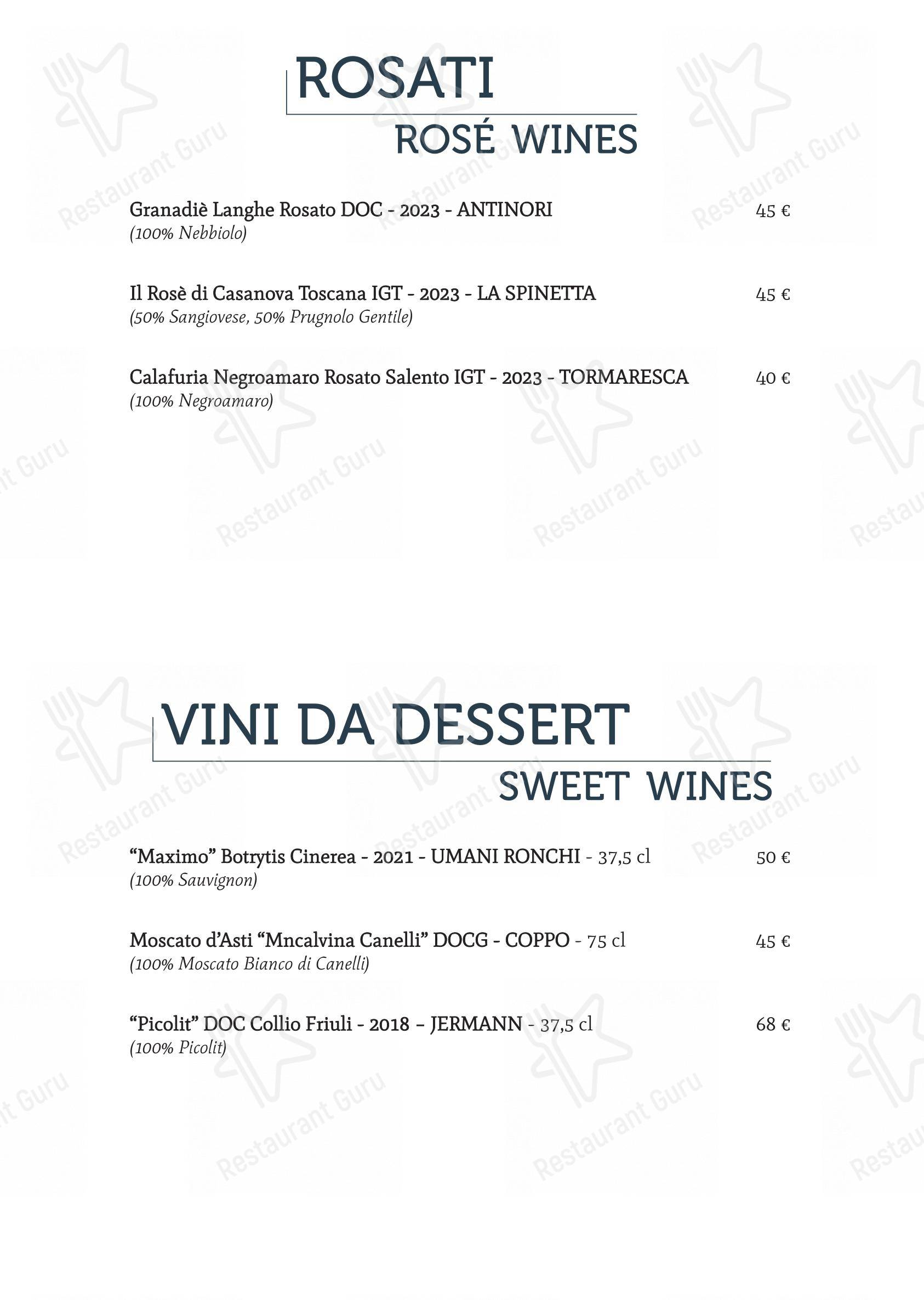 Menu di Ristorante Casa Bella - Основное меню