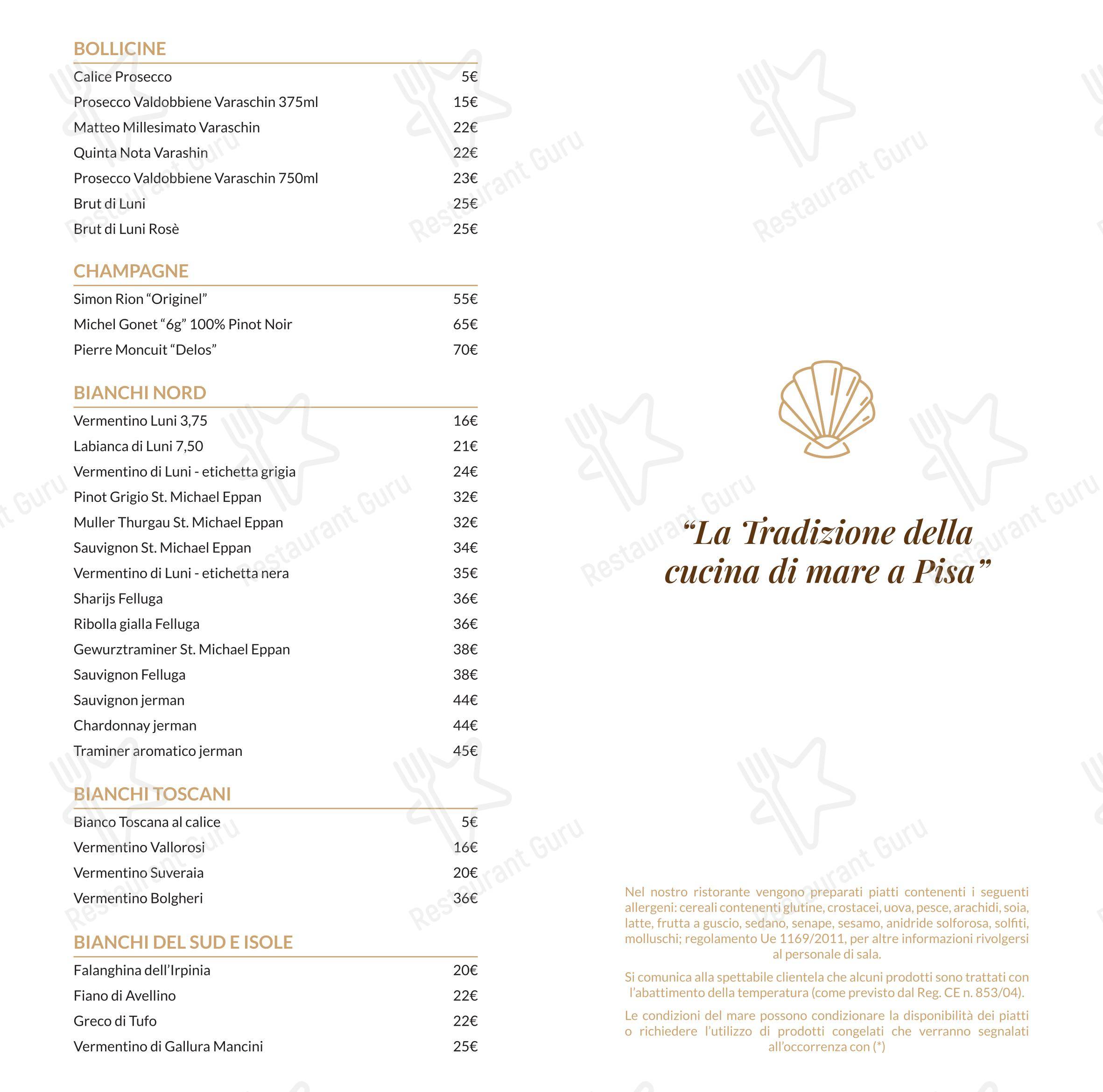 Menu di Ristorante Da Nando - Menu