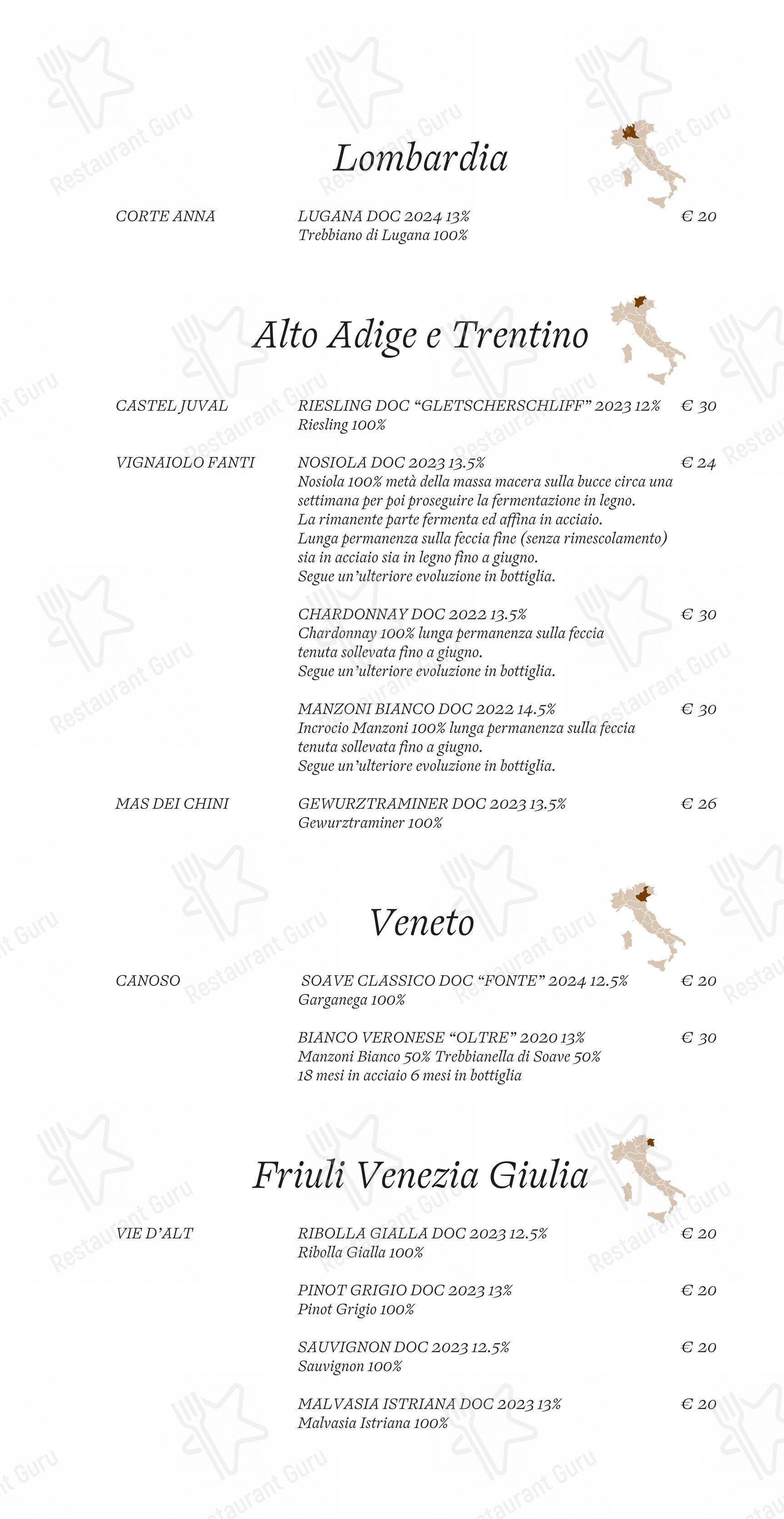菜单 pour Ristorante Little Italy restaurant