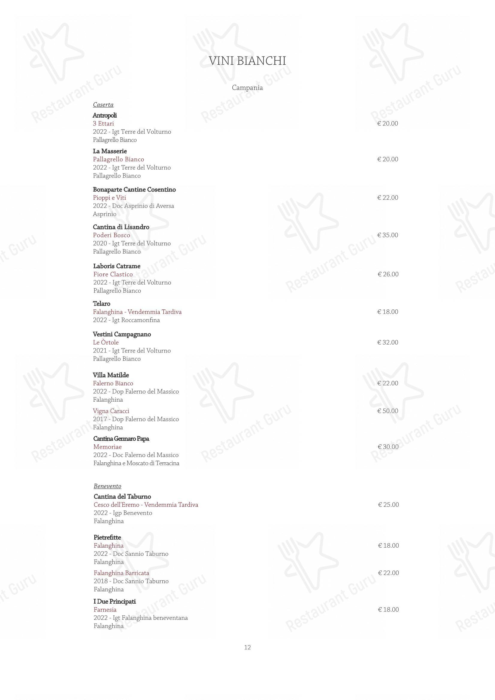 Menu per Sunrise Restaurant in Caserta