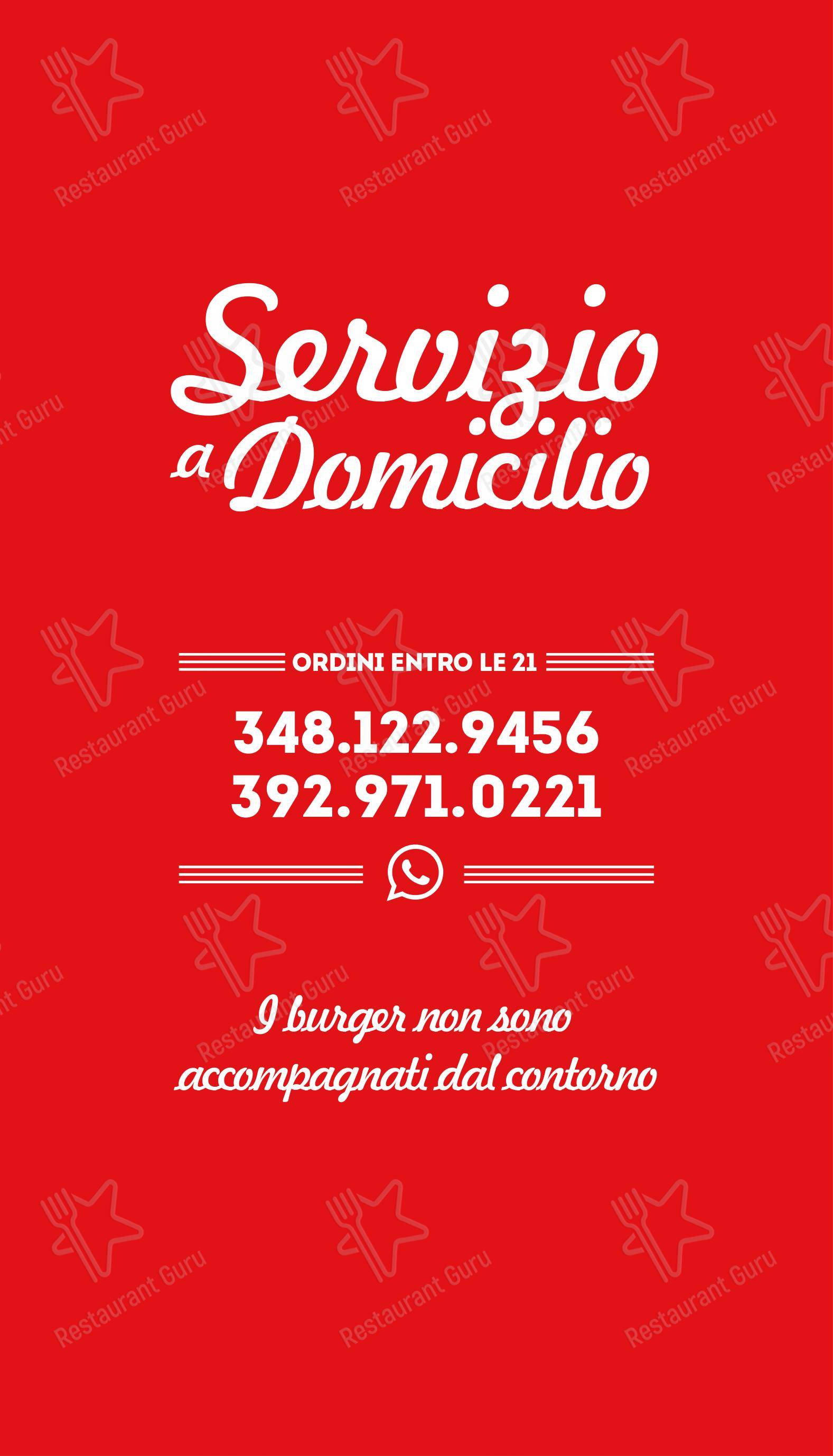 Menu di Supersantos Burger - Menu bar