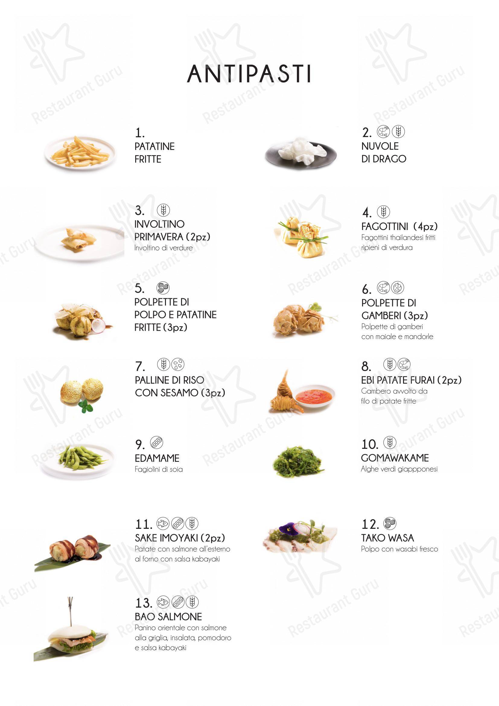 Menu bar per Yama Sushi Experience ristorante