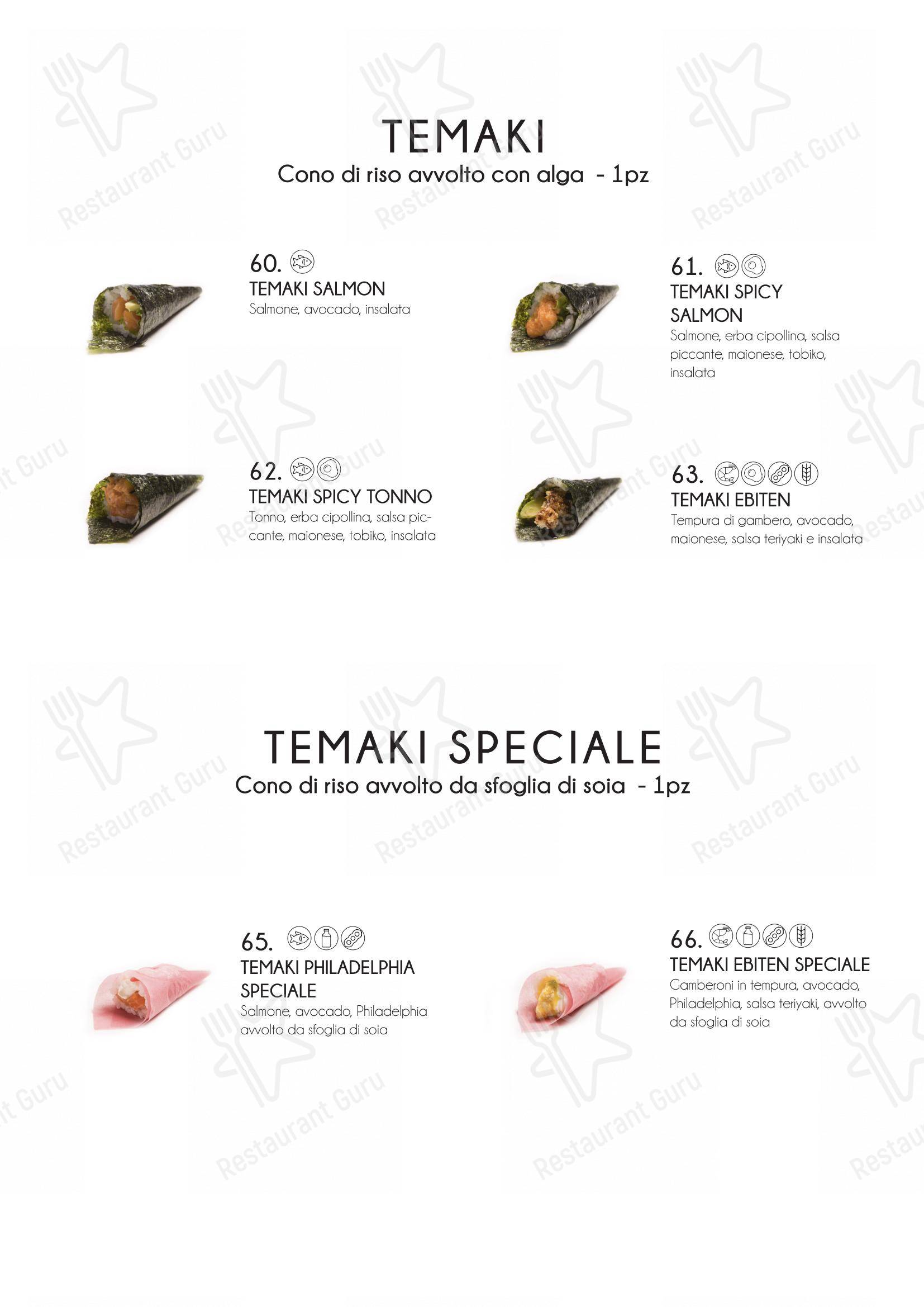 Menu per Yama Sushi Experience in Genova