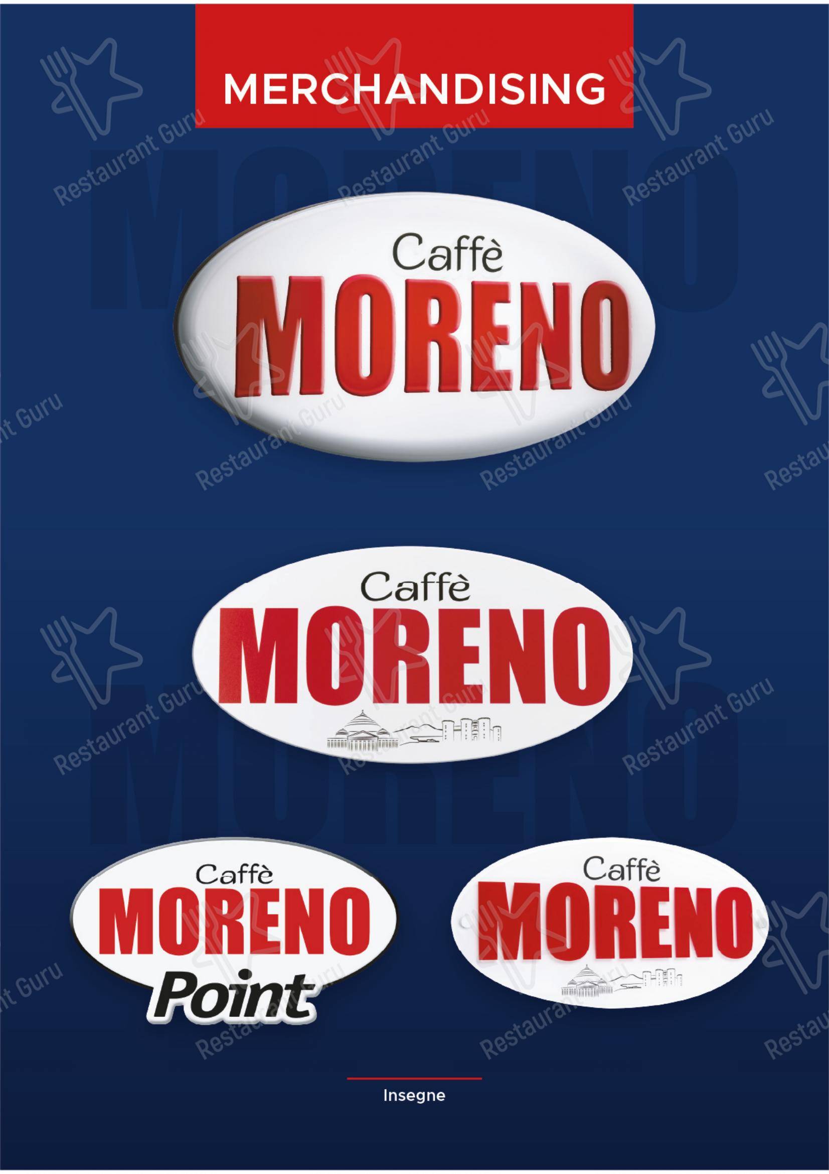 Menu di Caffé Moreno - Menu