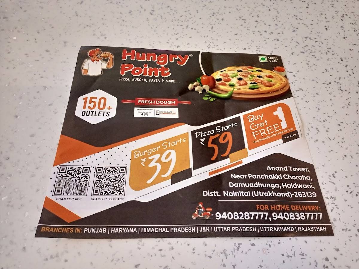 Hungry Point - Damuadhunga Haldwani menu