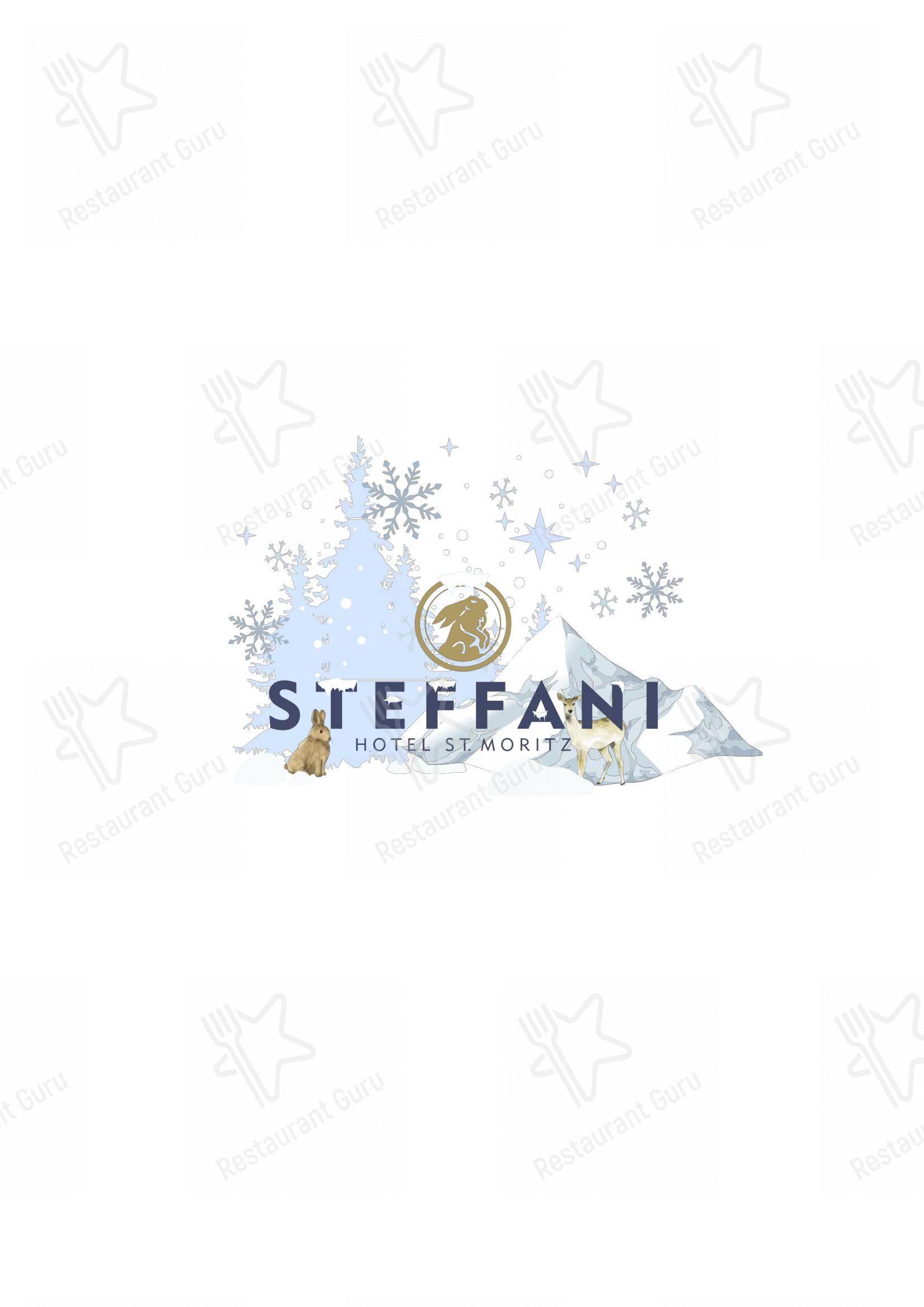 Menu di Hotel Steffani - 菜单