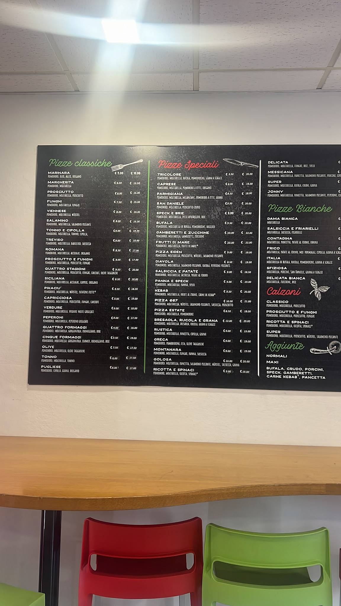 Menu di Pizza 667 