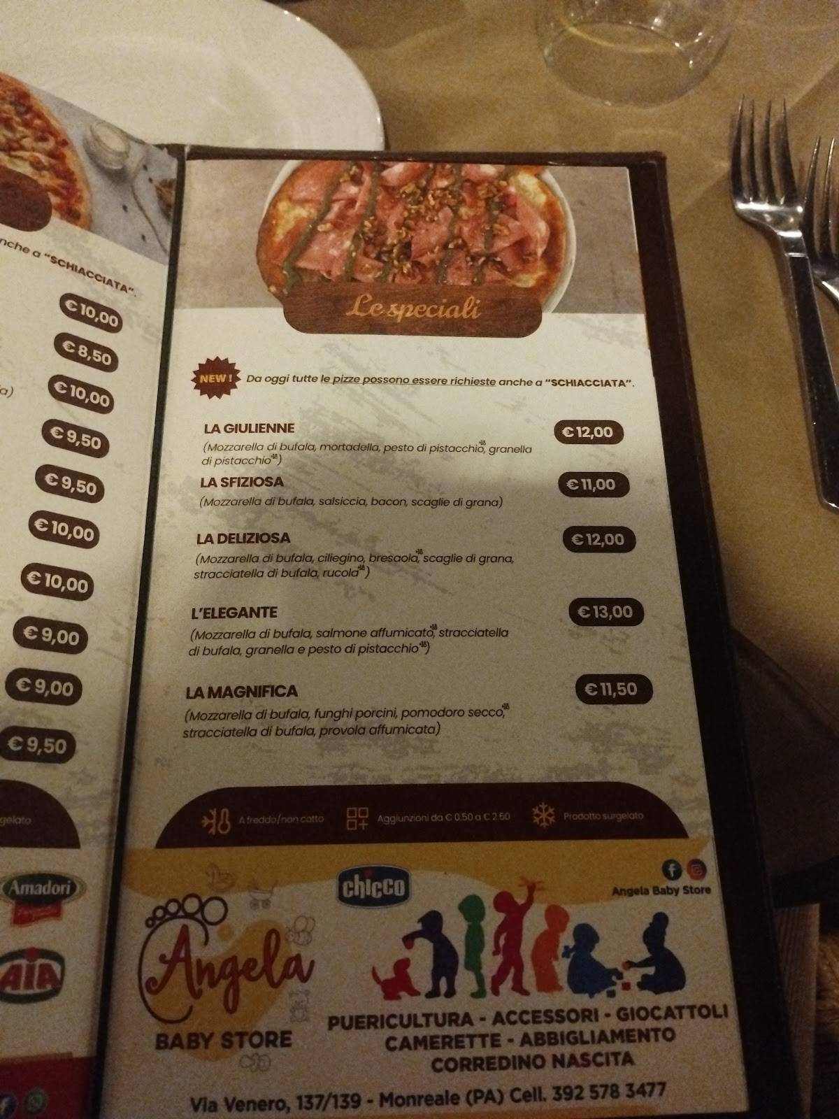Menu di A’ Maidda Palermo Pizzeria