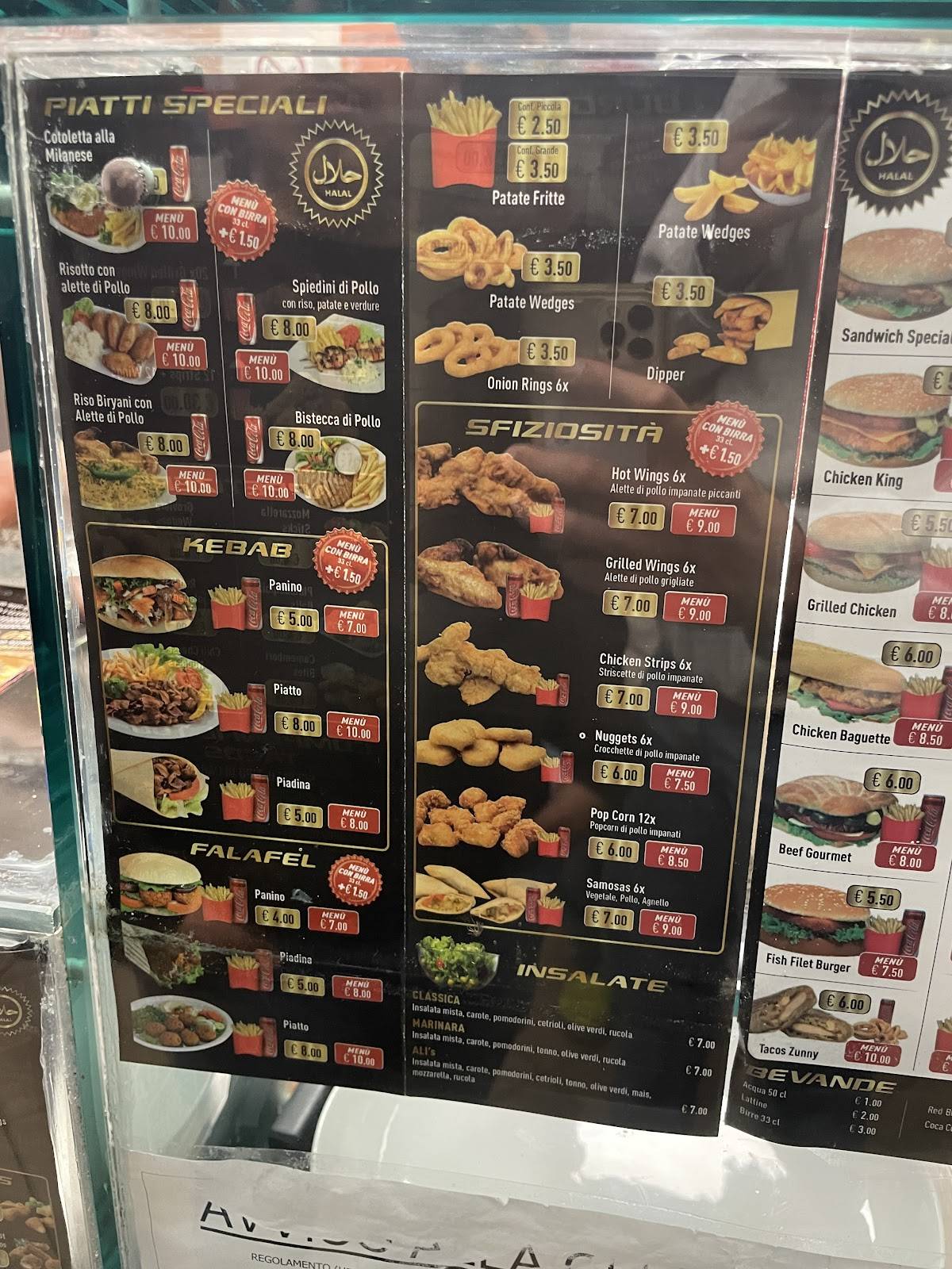 Menu di Alis Pizza Kebab 