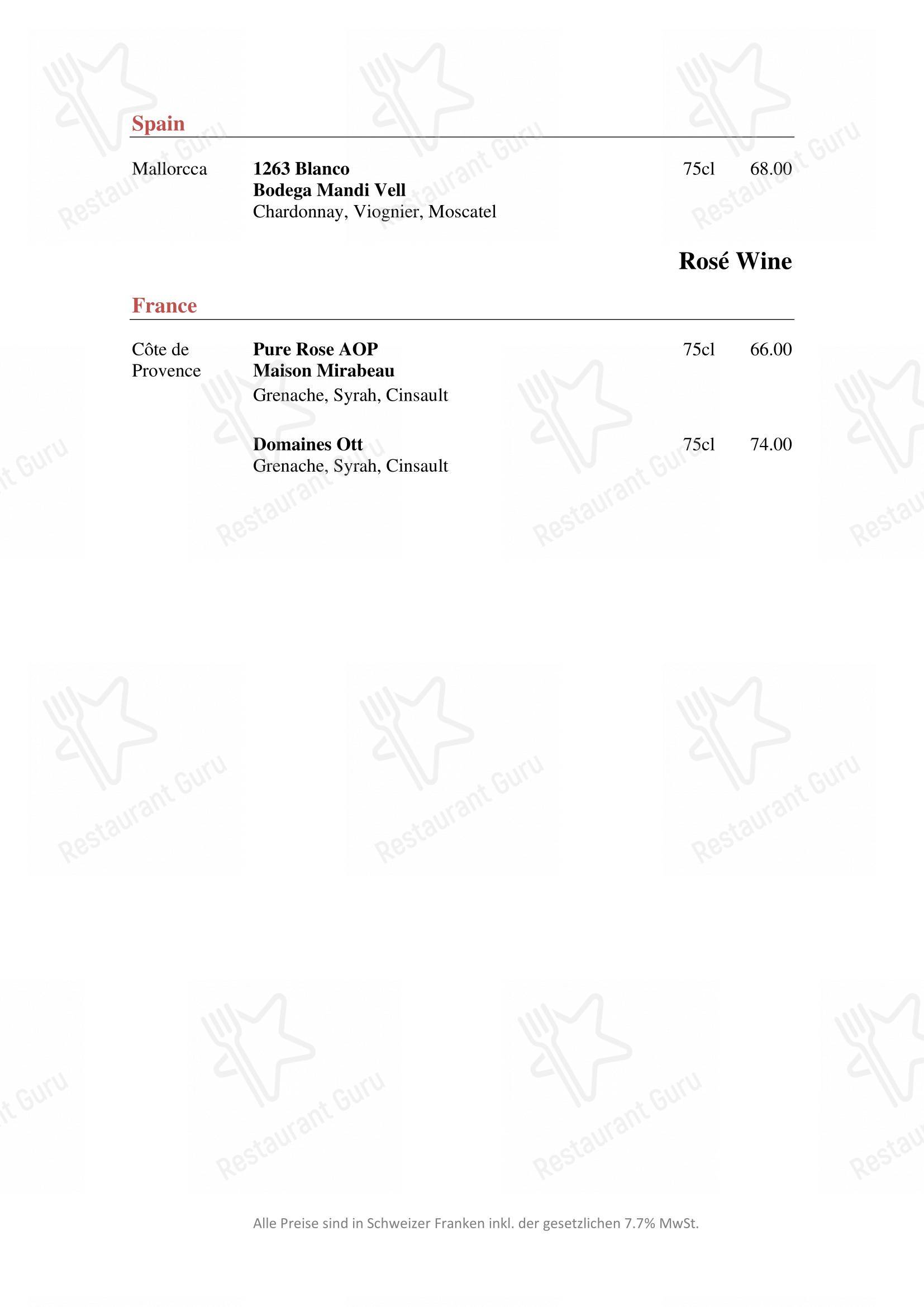 Menu di ANTONS - Menu