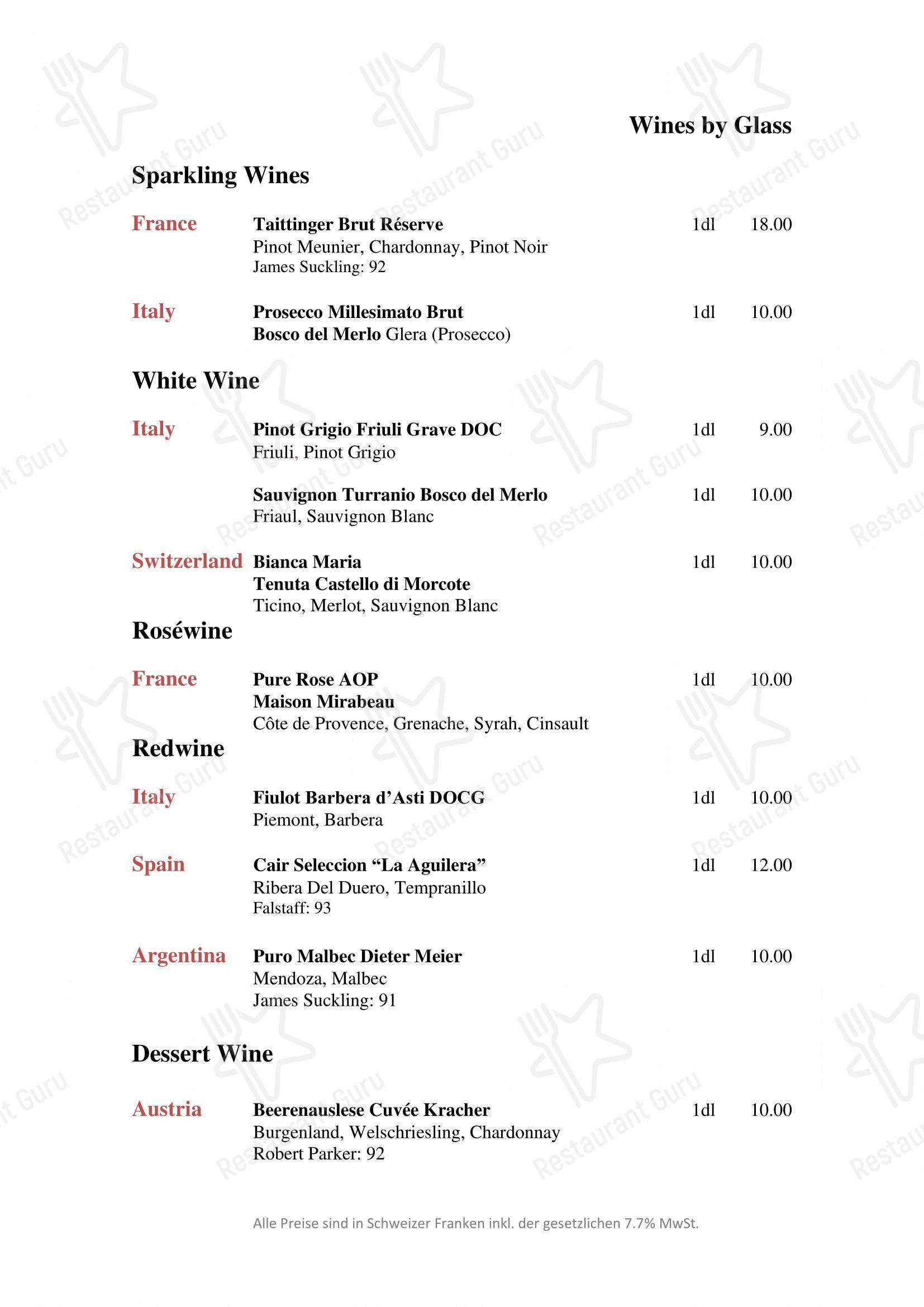 Menu di ANTONS - Menu
