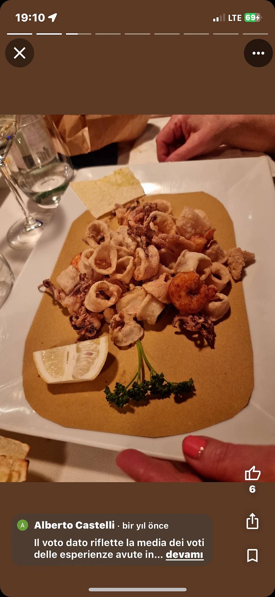 Menu di A'Riccione 