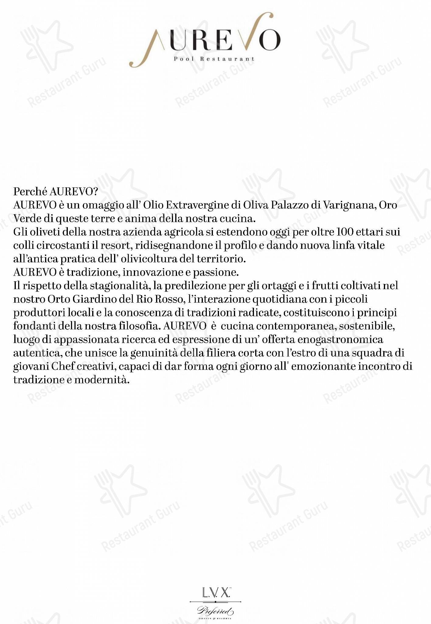 Menu di Palazzo di Varignana - Catering Menu