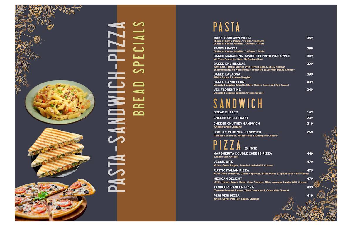 AANGAN GARDEN RESTAURANT menu