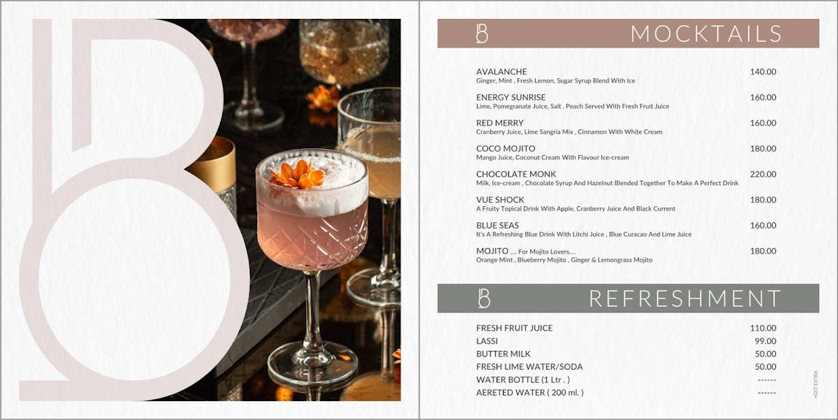 BONHOMIE 2 RESTAURANT & BANQUET, PALDI-BHATTA, AHMEDABAD menu