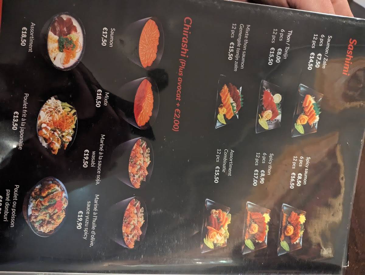 Menu de Akira - Cuisine Japonaise