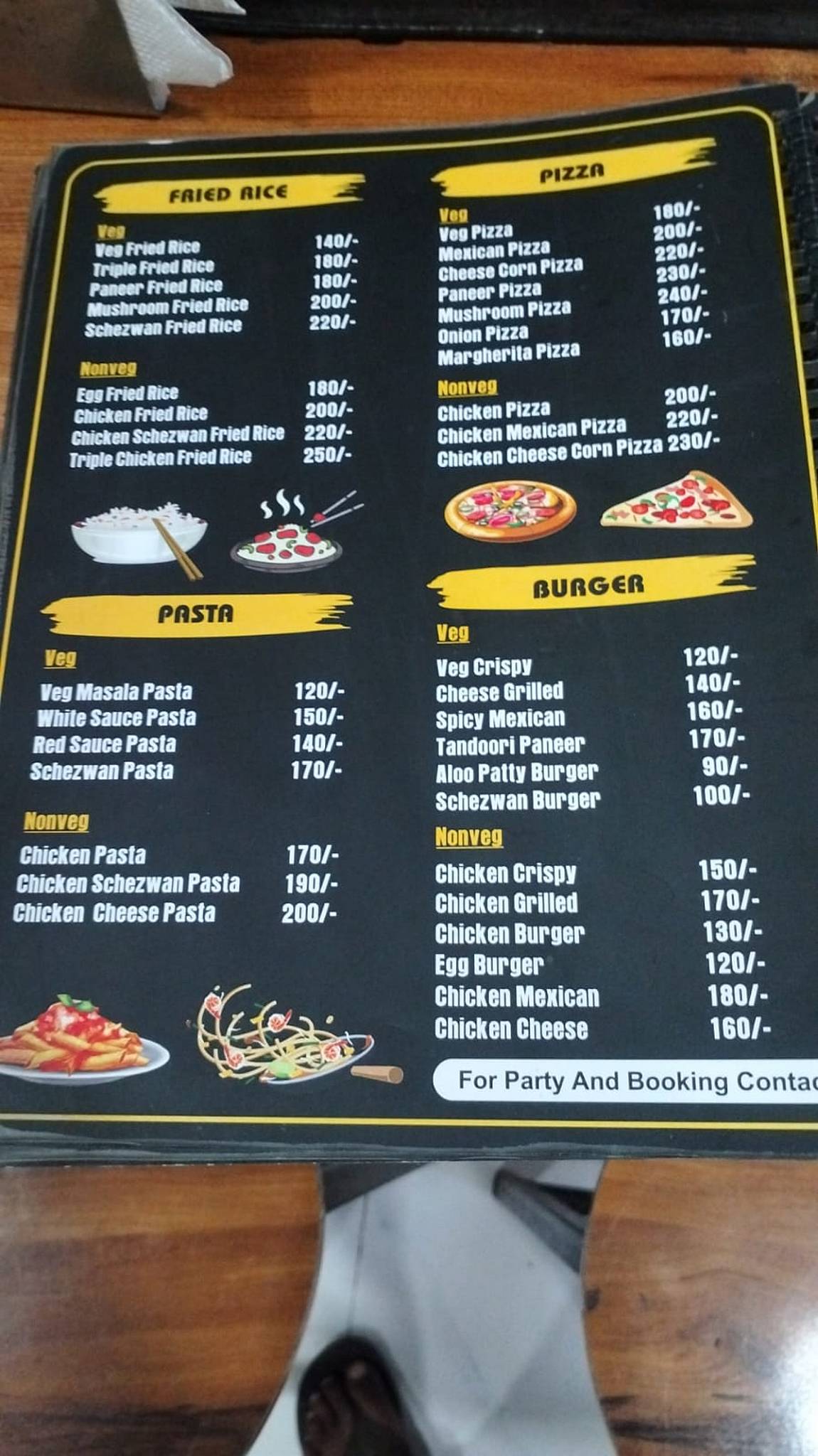 Aksh Cafe menu