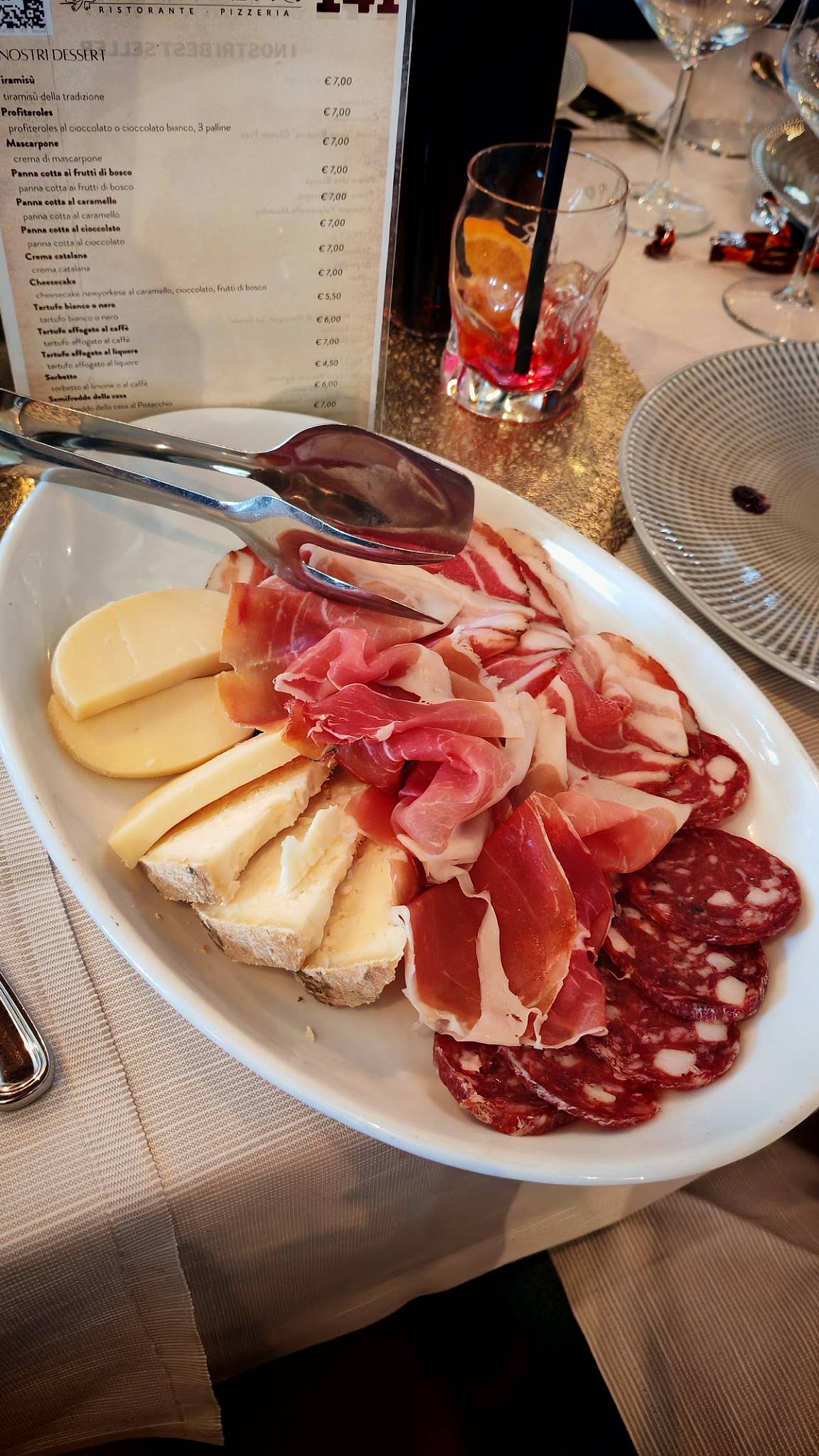 Menu di Al Caminetto 