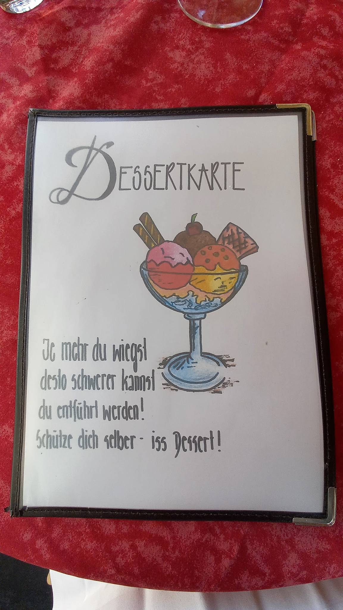 Menu di Al Giardino 