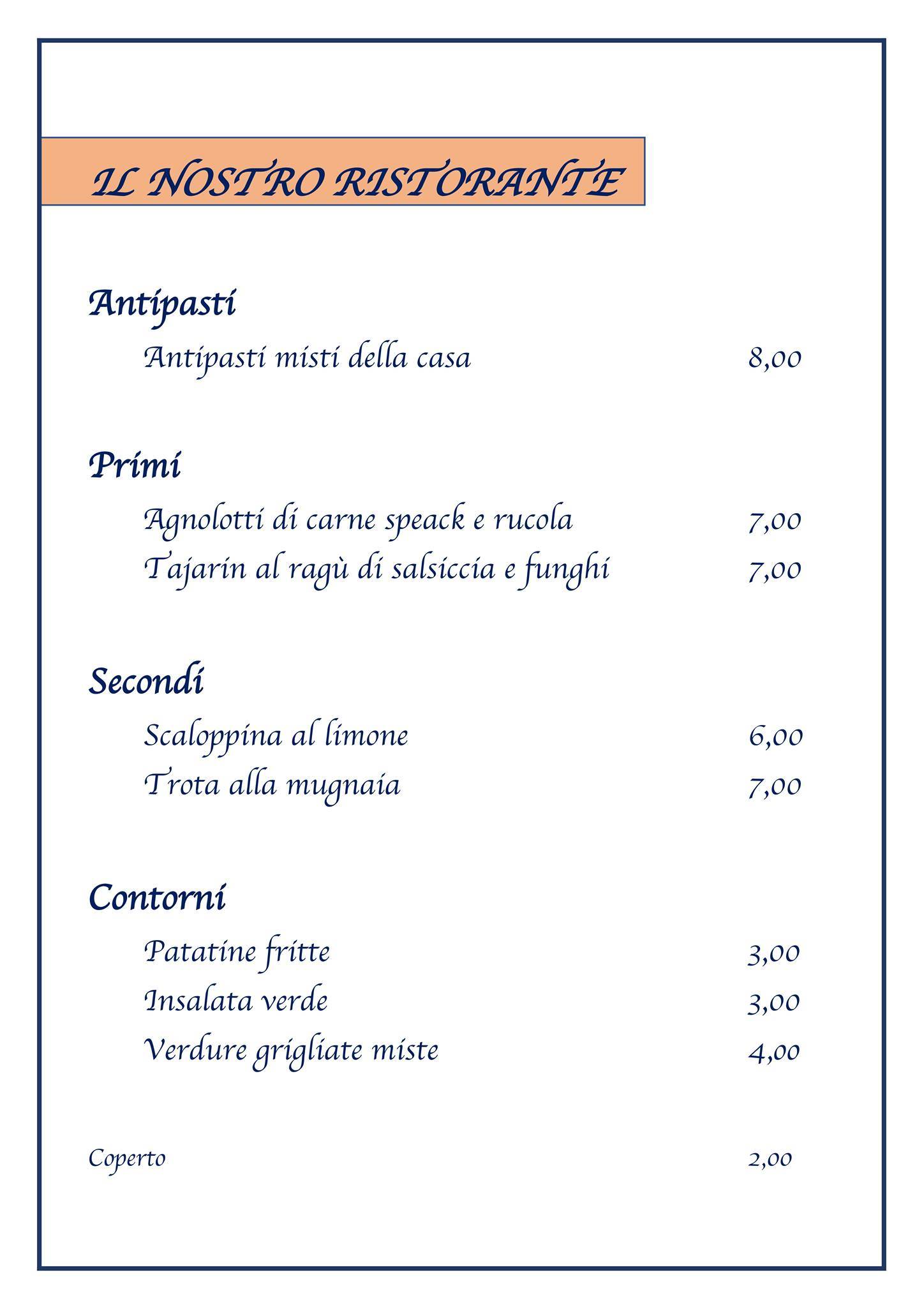 Menu di Palavas 