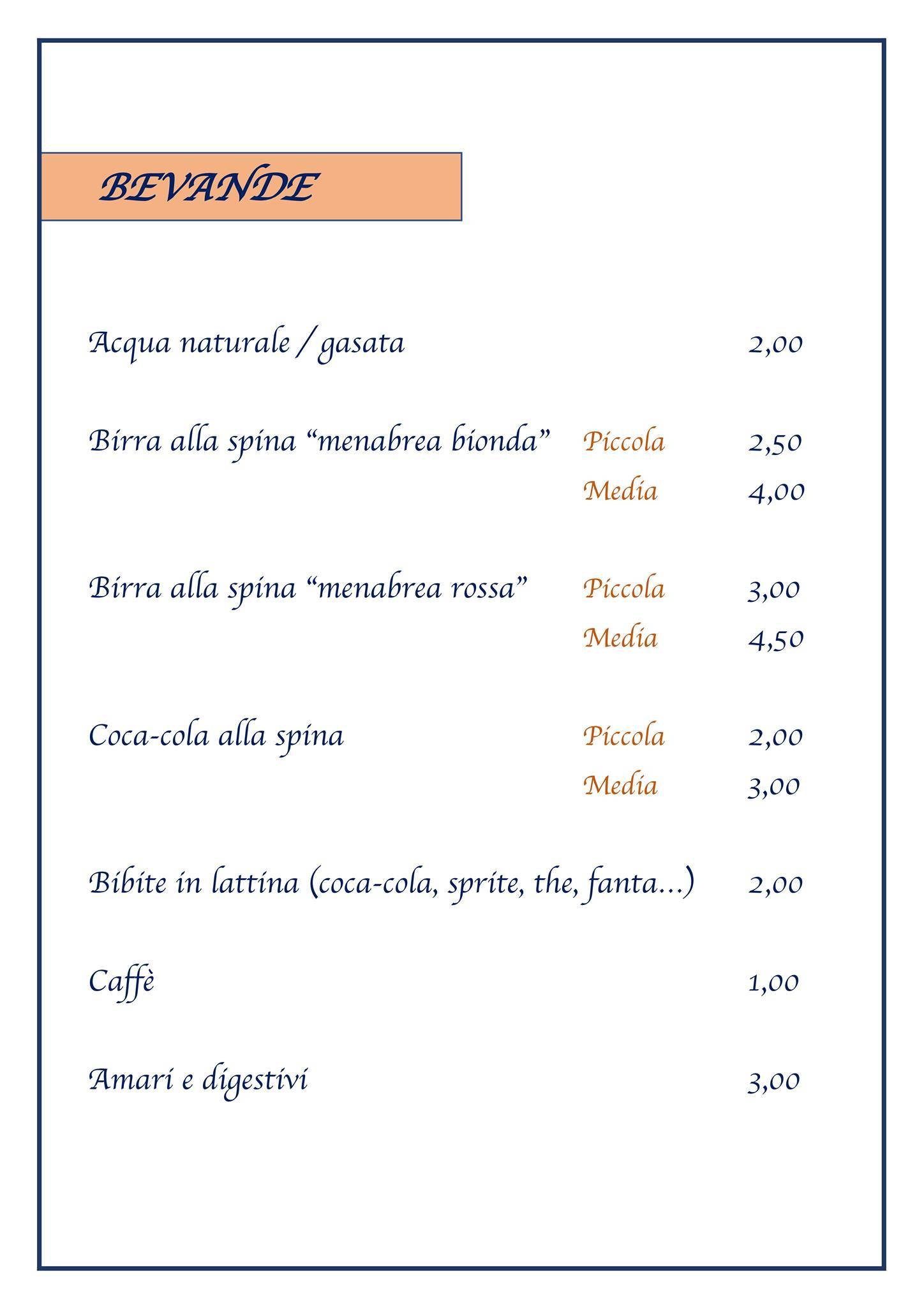 Menu di Palavas 