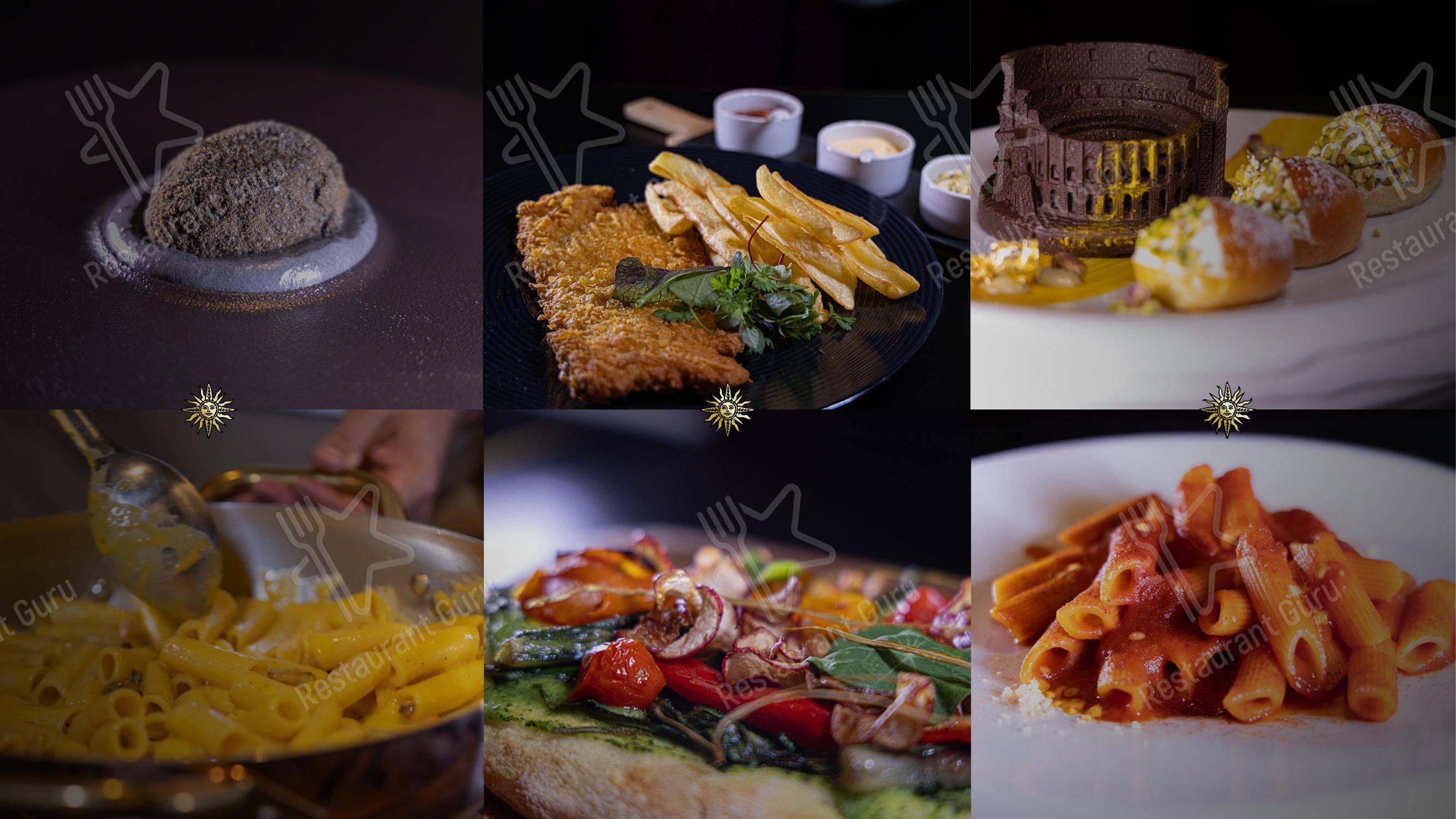 Menu per Allegrío in Roma