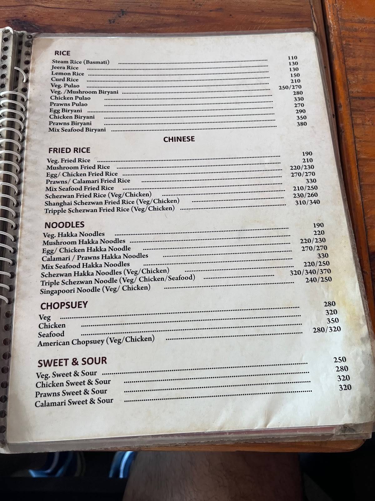 Shree Mahalaxmi Bar & Restaurant menu