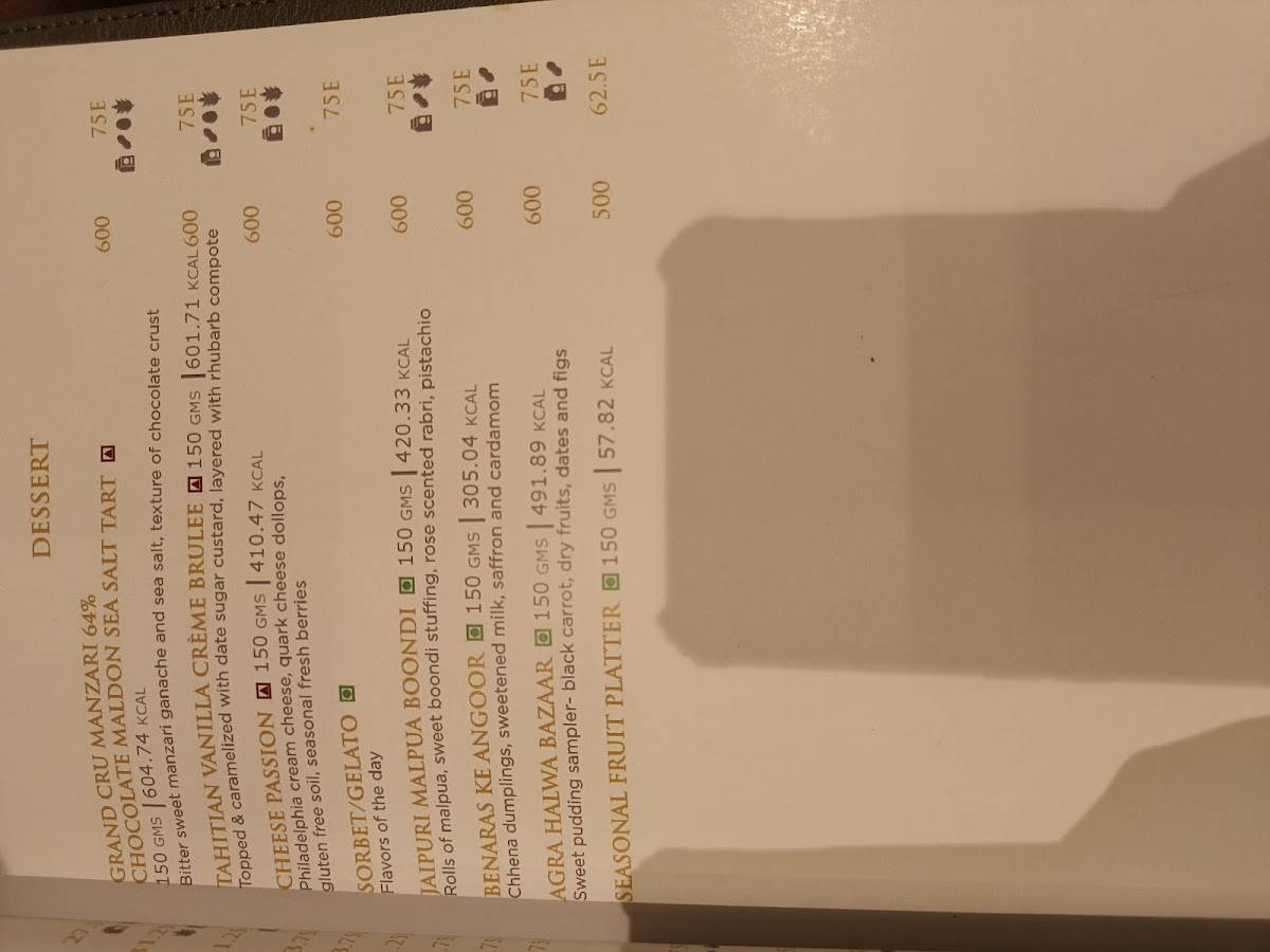 The Market menu