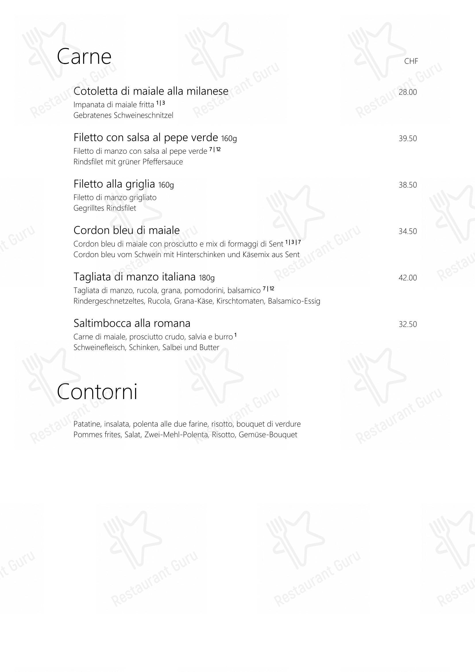 Menu di Ristorante pizzeria la vita è bella - Menu