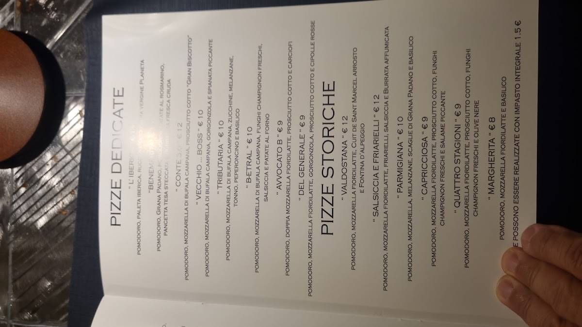 Menu di Bataclan Restaurant Pizza & Music 