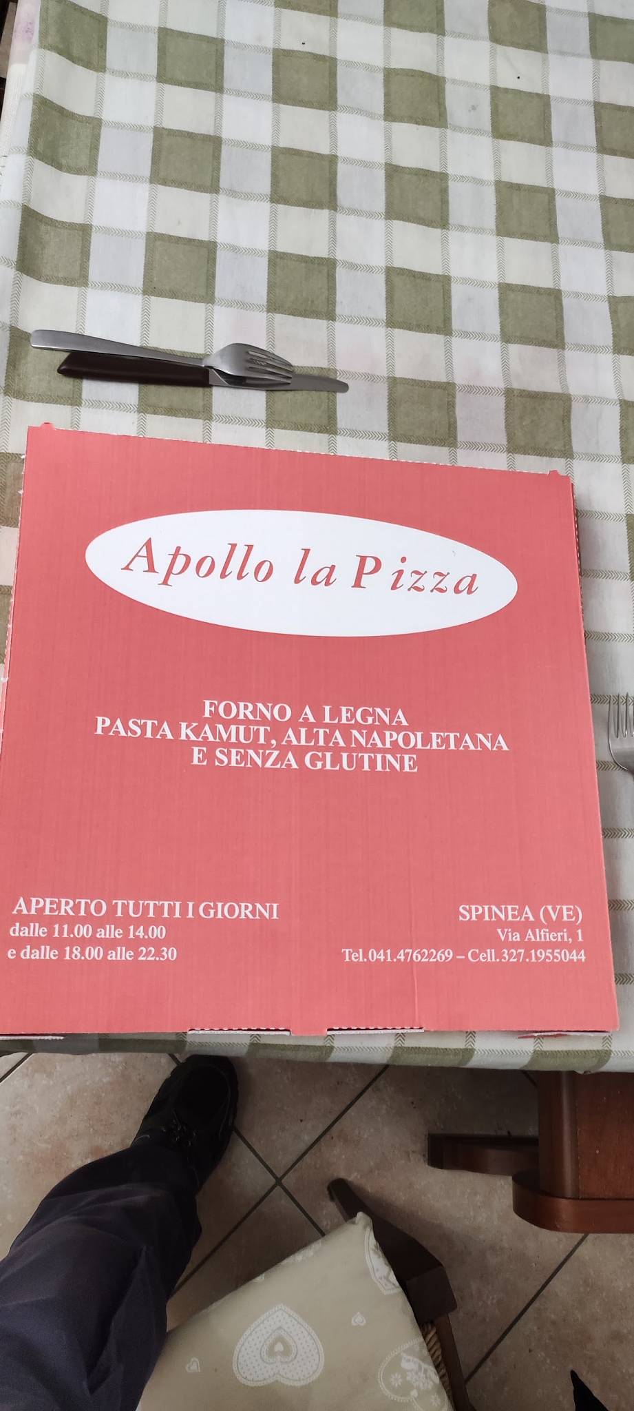 Menu di Apollo la Pizza 